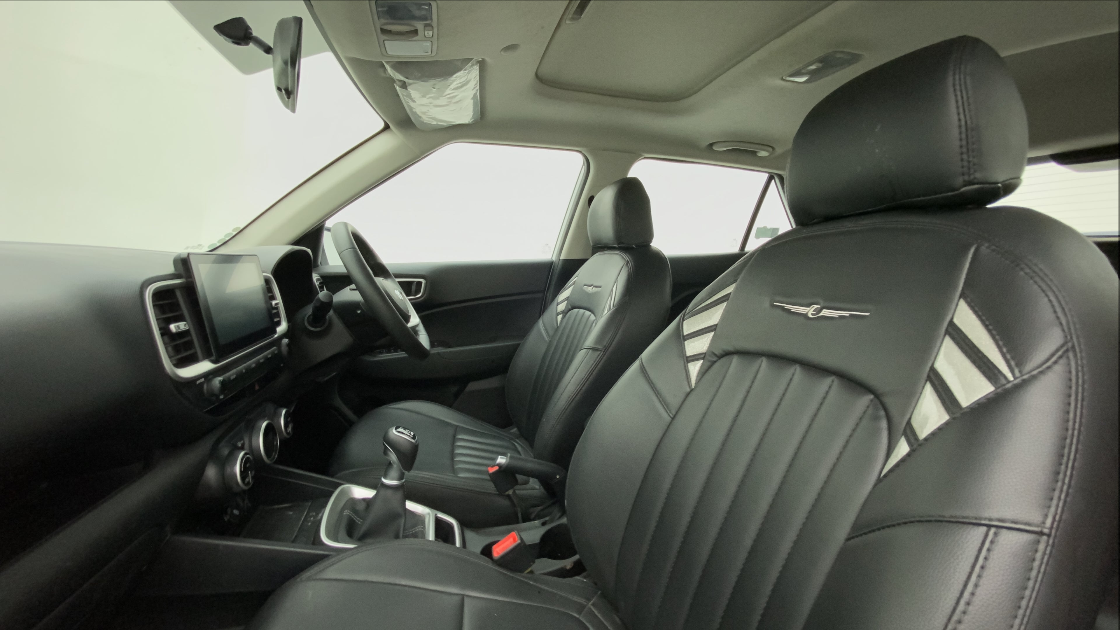 Front interior view of a Hyundai Venue