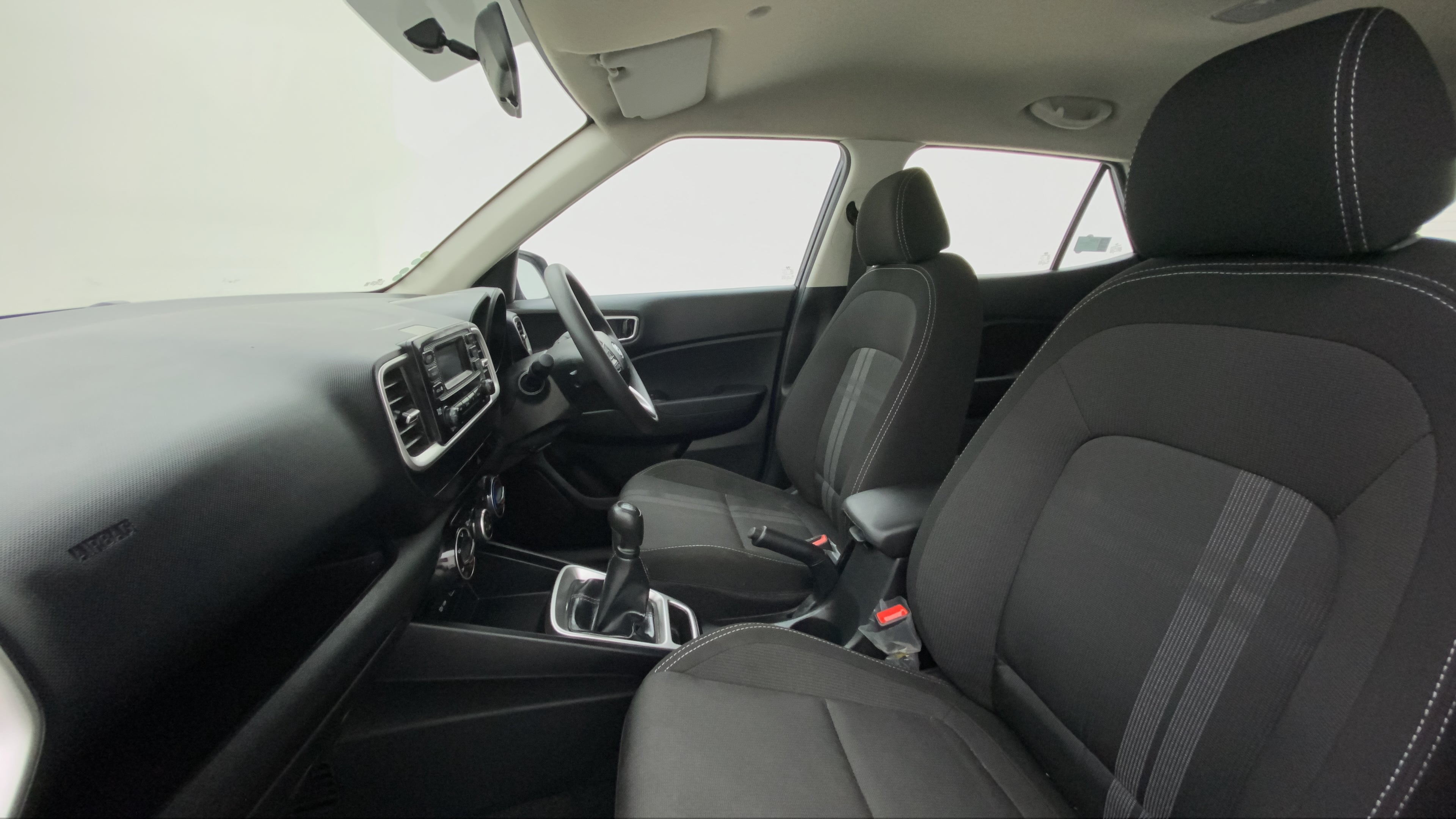 Front interior view of a Hyundai Venue