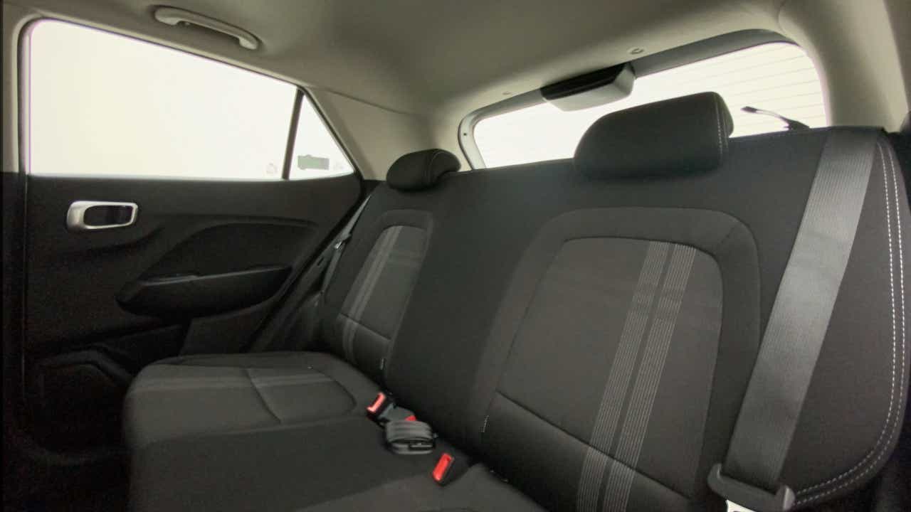 Rear seat view of a Hyundai Venue