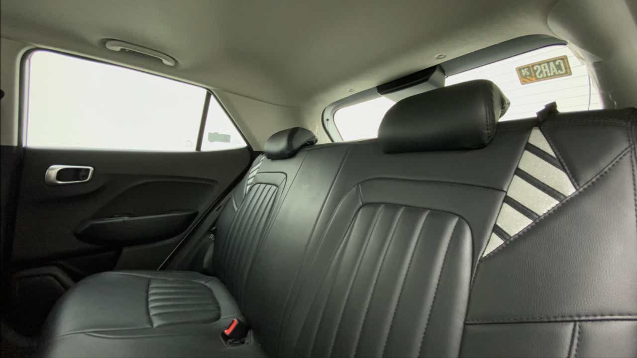 Rear seat view of a Hyundai Venue