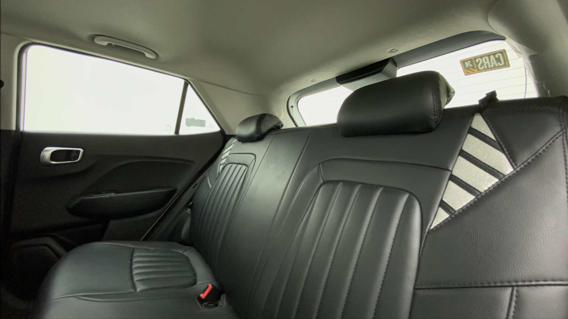 Rear seat view of a Hyundai Venue