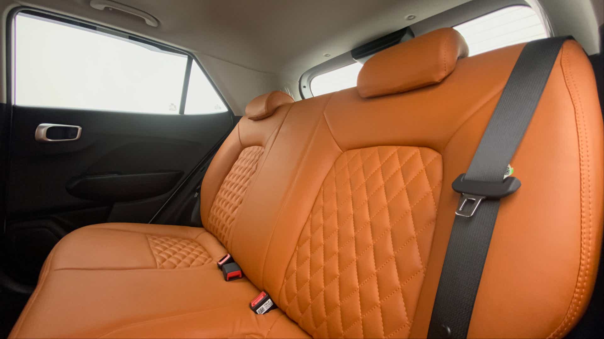 Rear seat view of a Hyundai Venue