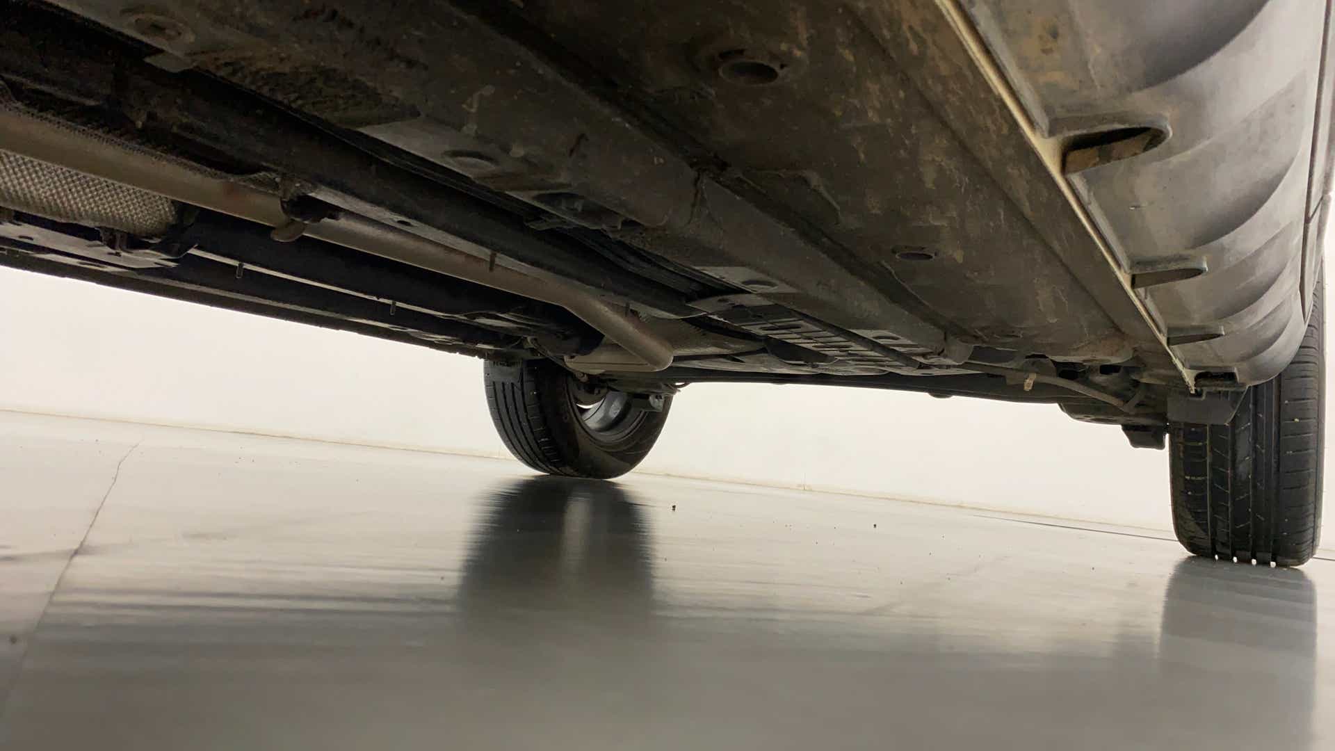 Undercarriage view of a Hyundai Venue