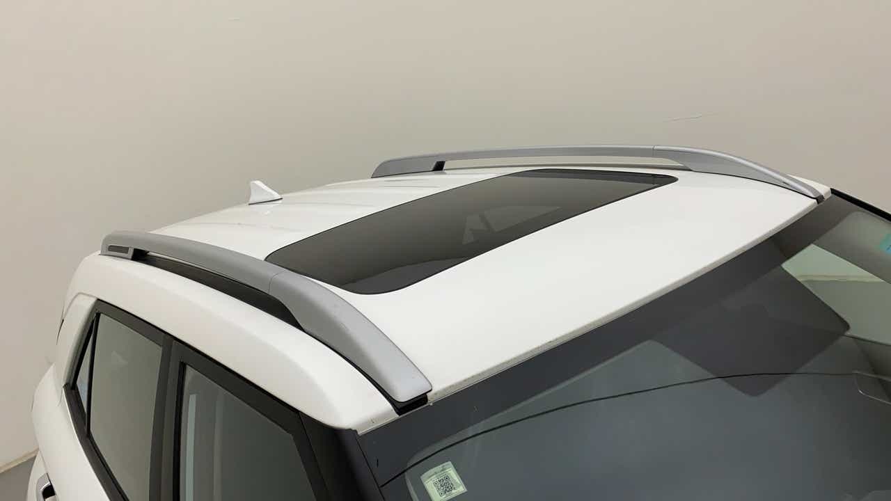Sunroof and roof rail view of a Hyundai Venue