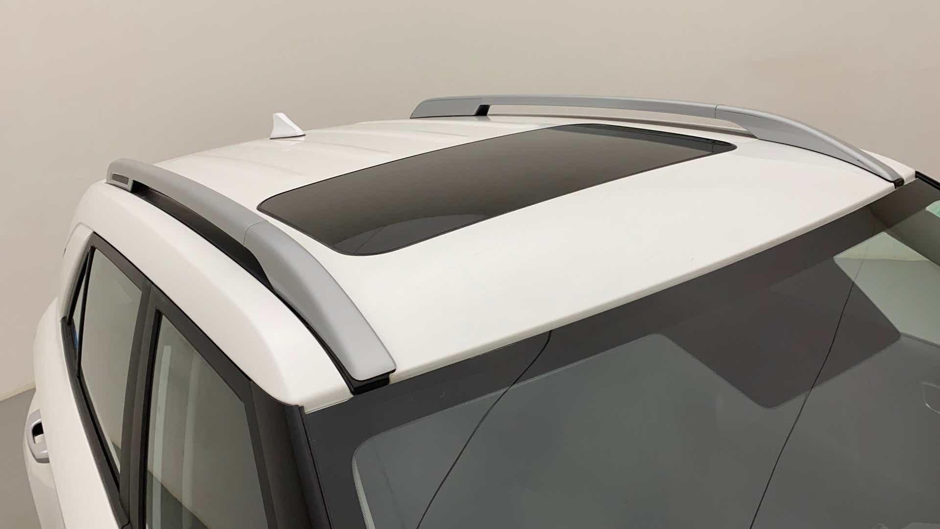 Sunroof and roof rails view of a Hyundai Venue