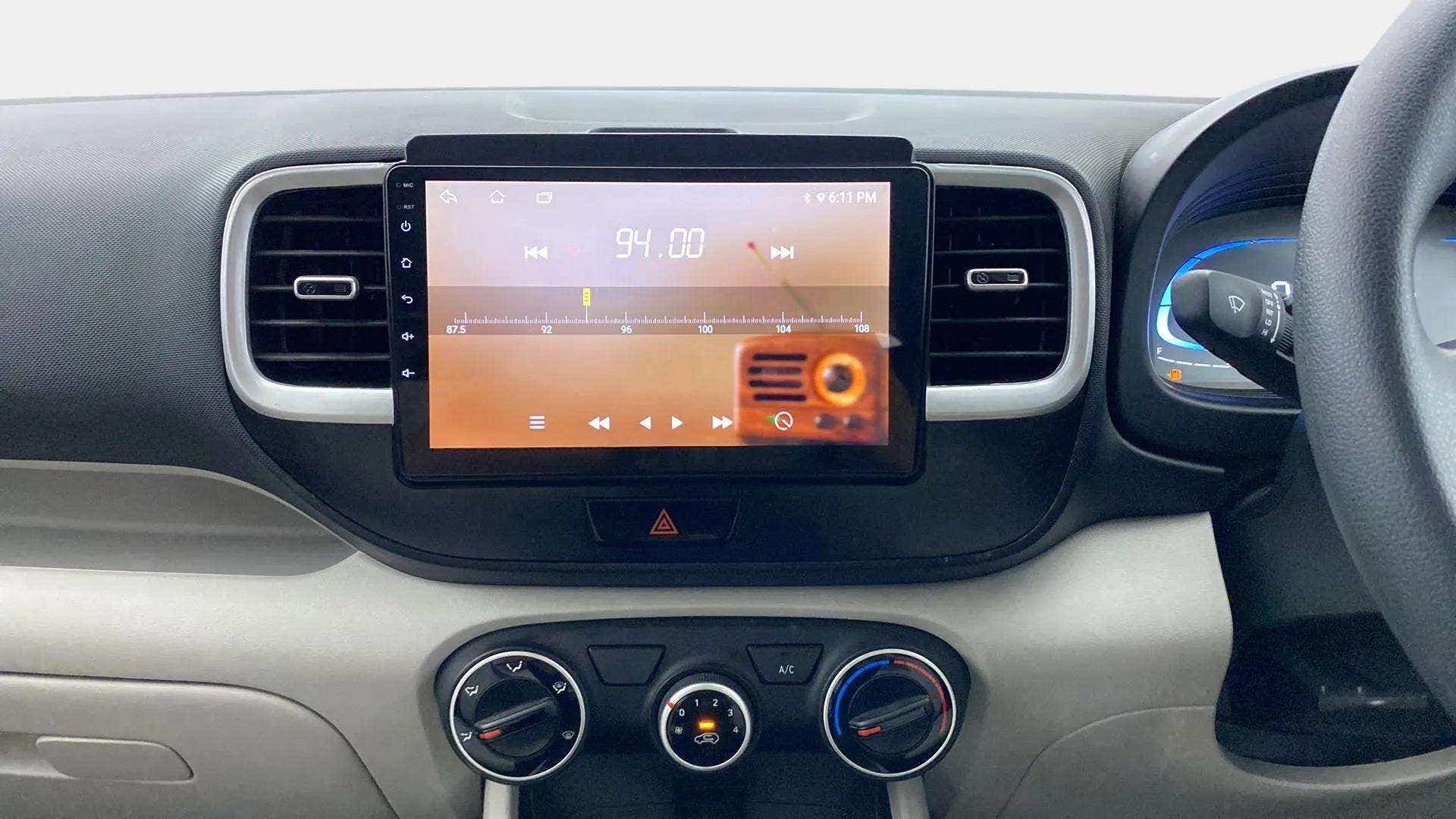 Dashboard view of a Hyundai Venue