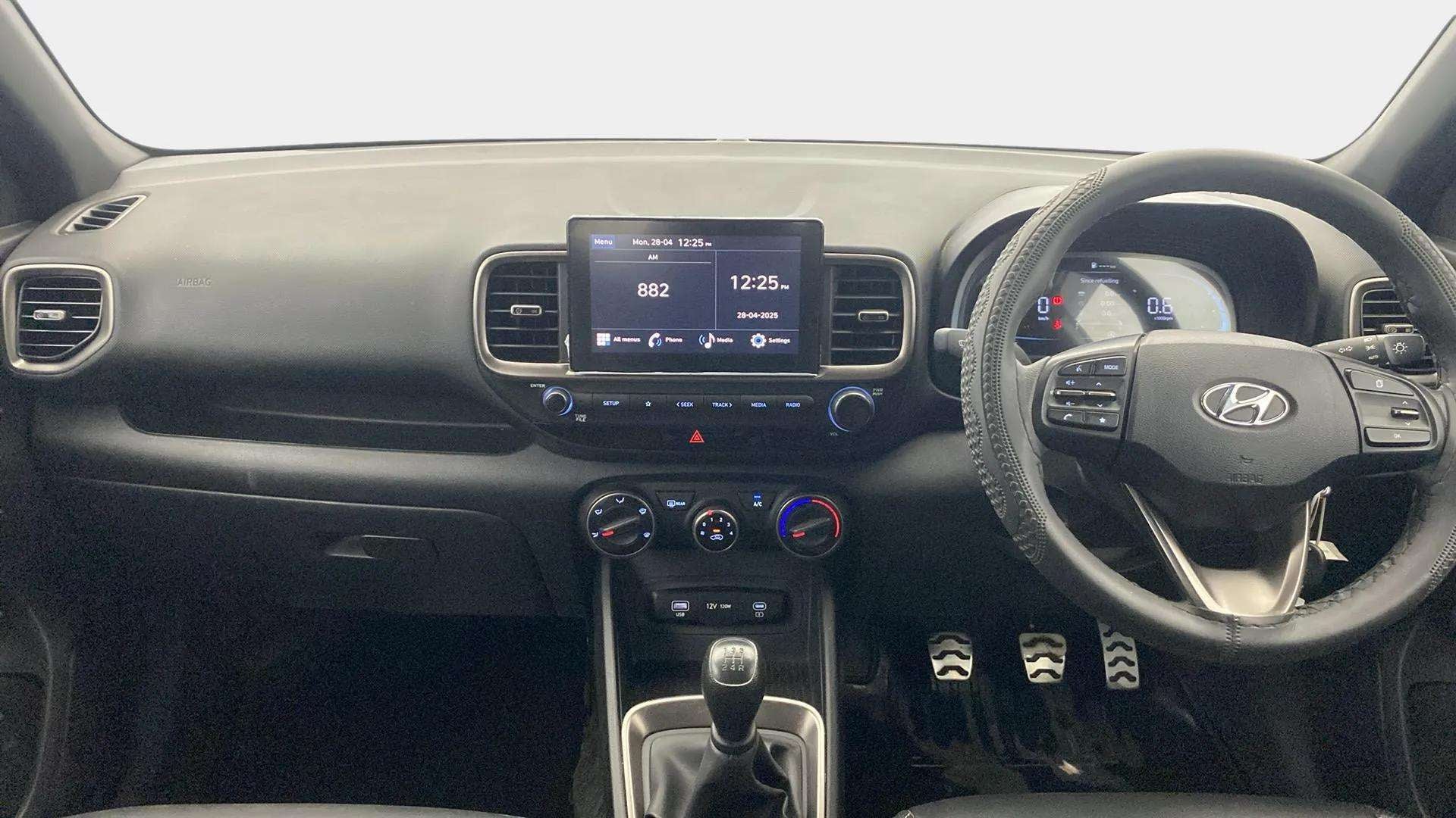 Interior dashboard of a Hyundai Venue