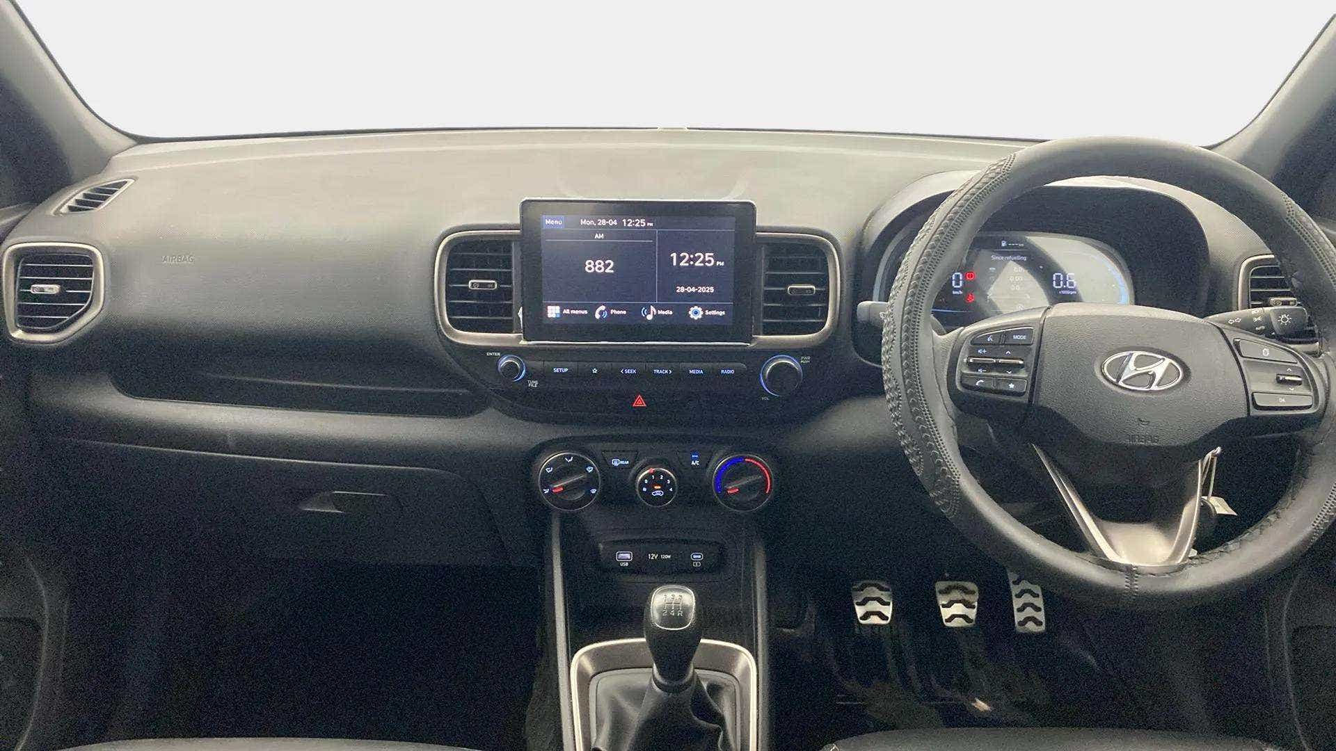 Interior dashboard of a Hyundai Venue