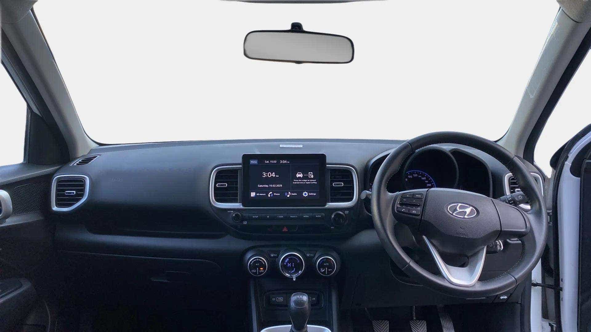 Interior dashboard of a Hyundai Venue