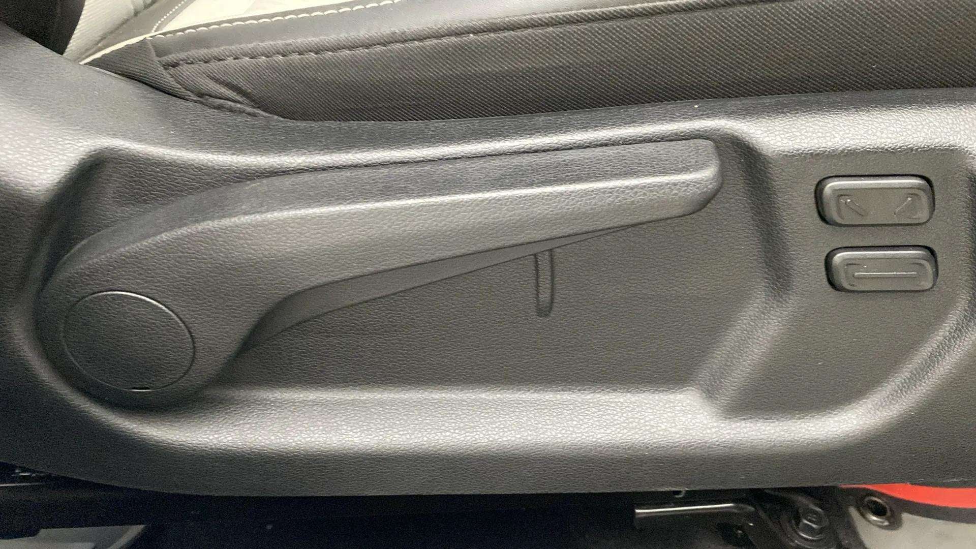 Seat adjustment controls of a Hyundai Venue