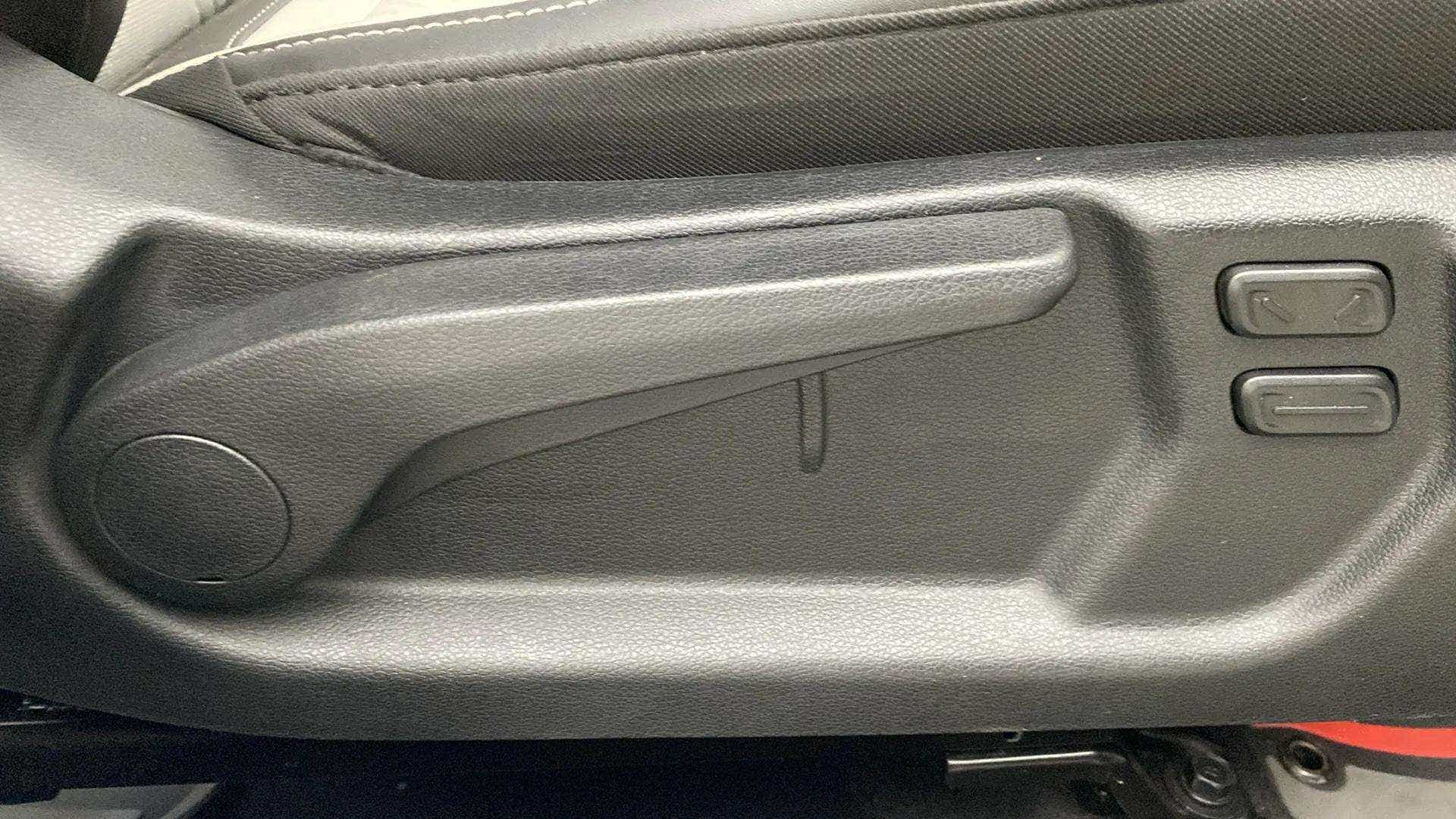 Seat adjustment controls of a Hyundai Venue