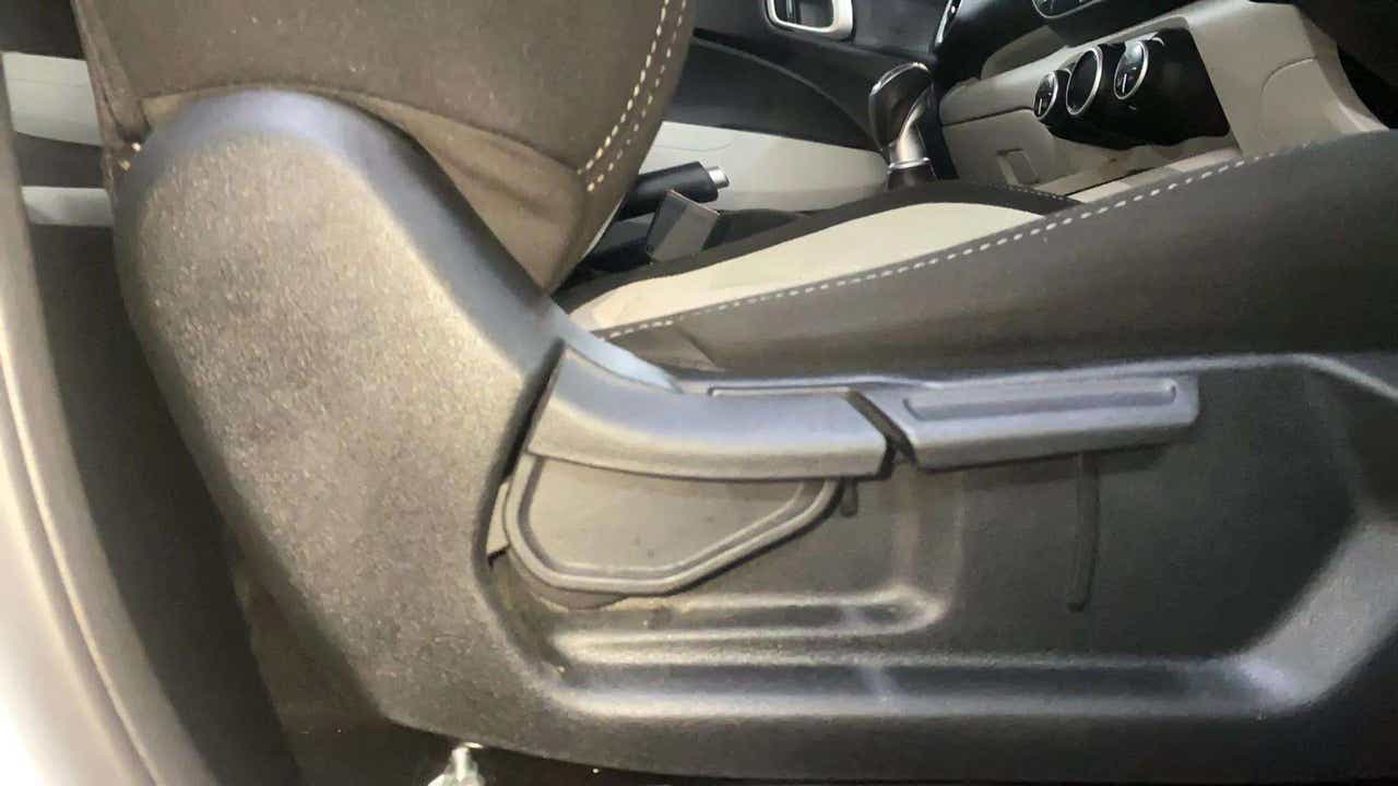 Seat adjustment lever view of a Hyundai Venue