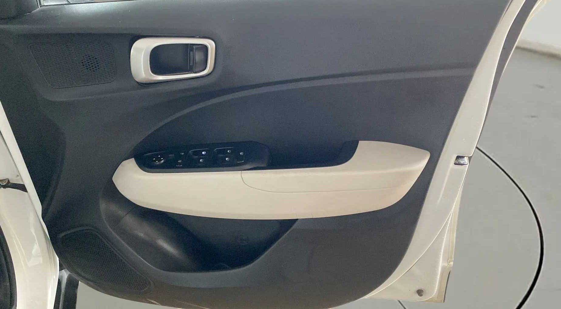 Driver side door panel of a Hyundai Venue