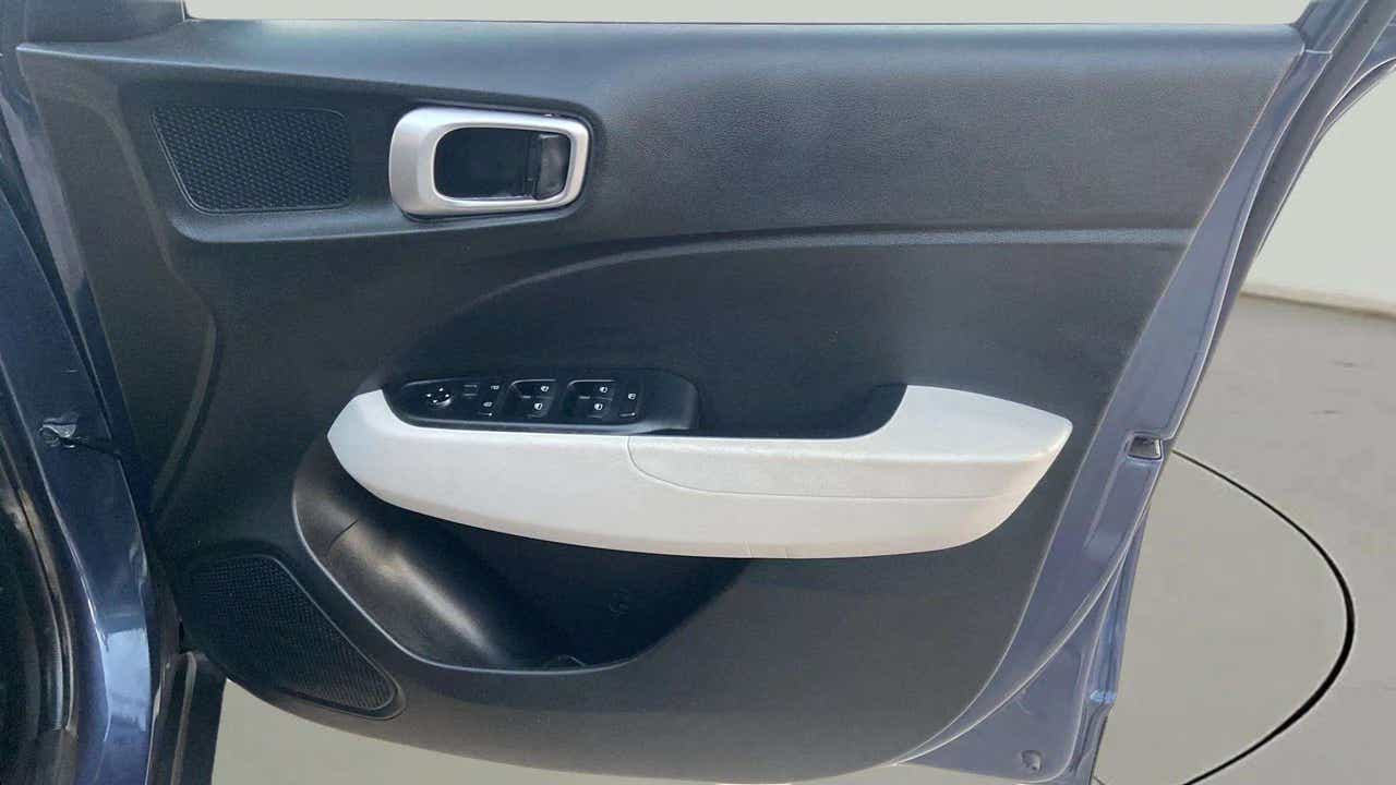 Driver side door panel of a Hyundai Venue