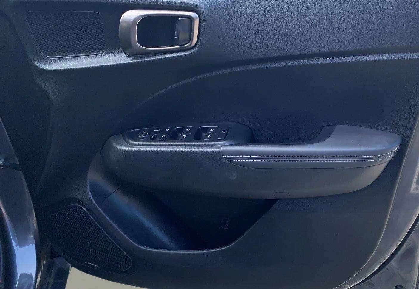 Front driver-side door panel of a Hyundai Venue