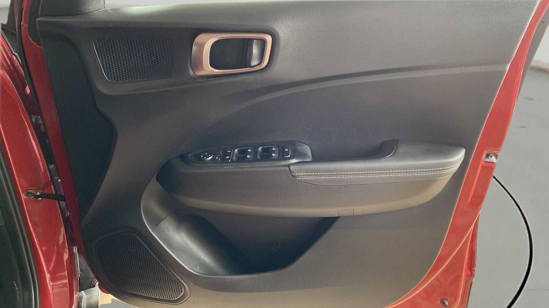 Driver side door panel of a Hyundai Venue