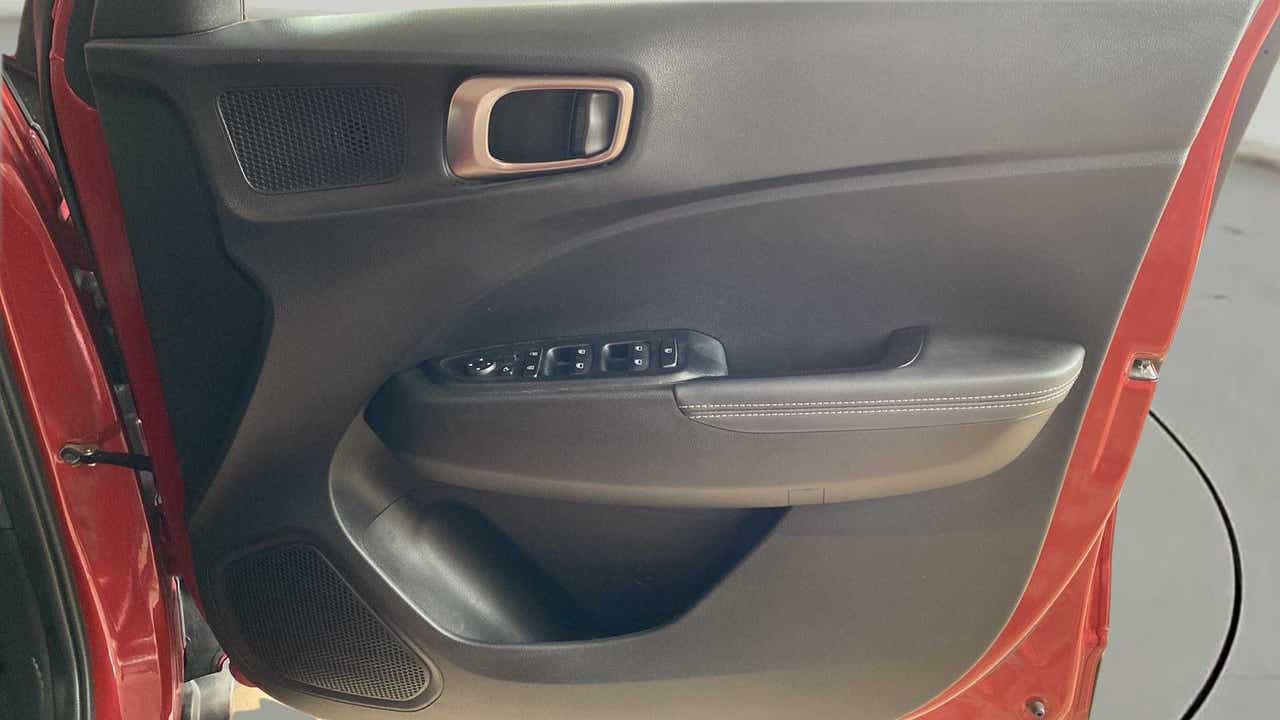 Driver side door panel of a Hyundai Venue