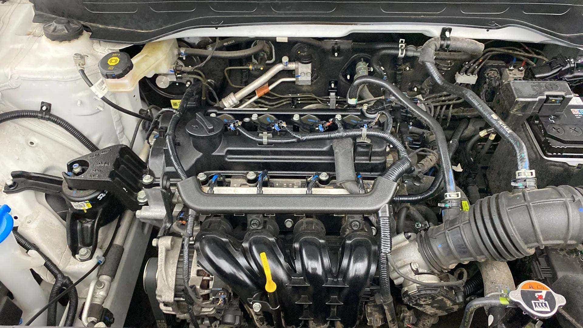 Engine bay of a Hyundai Venue
