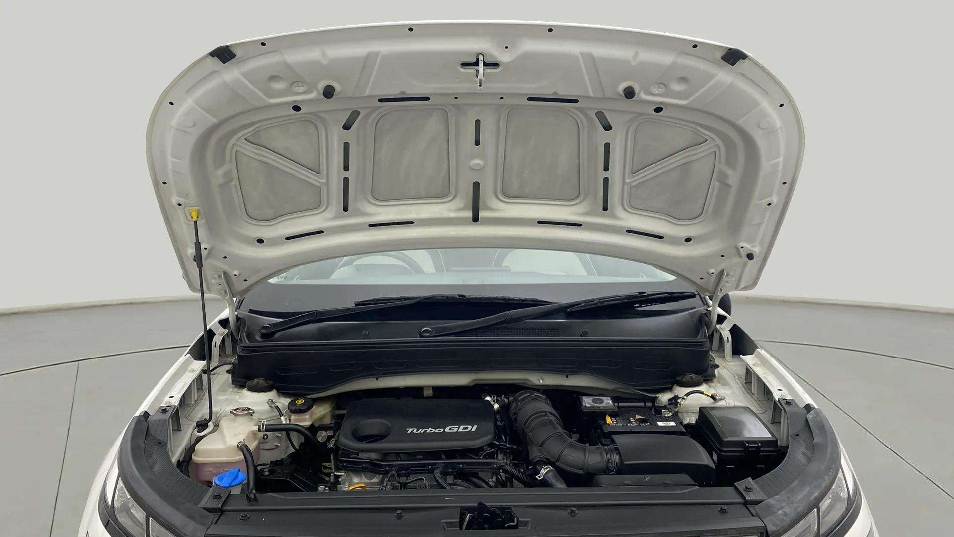 Engine bay view of a Hyundai Venue