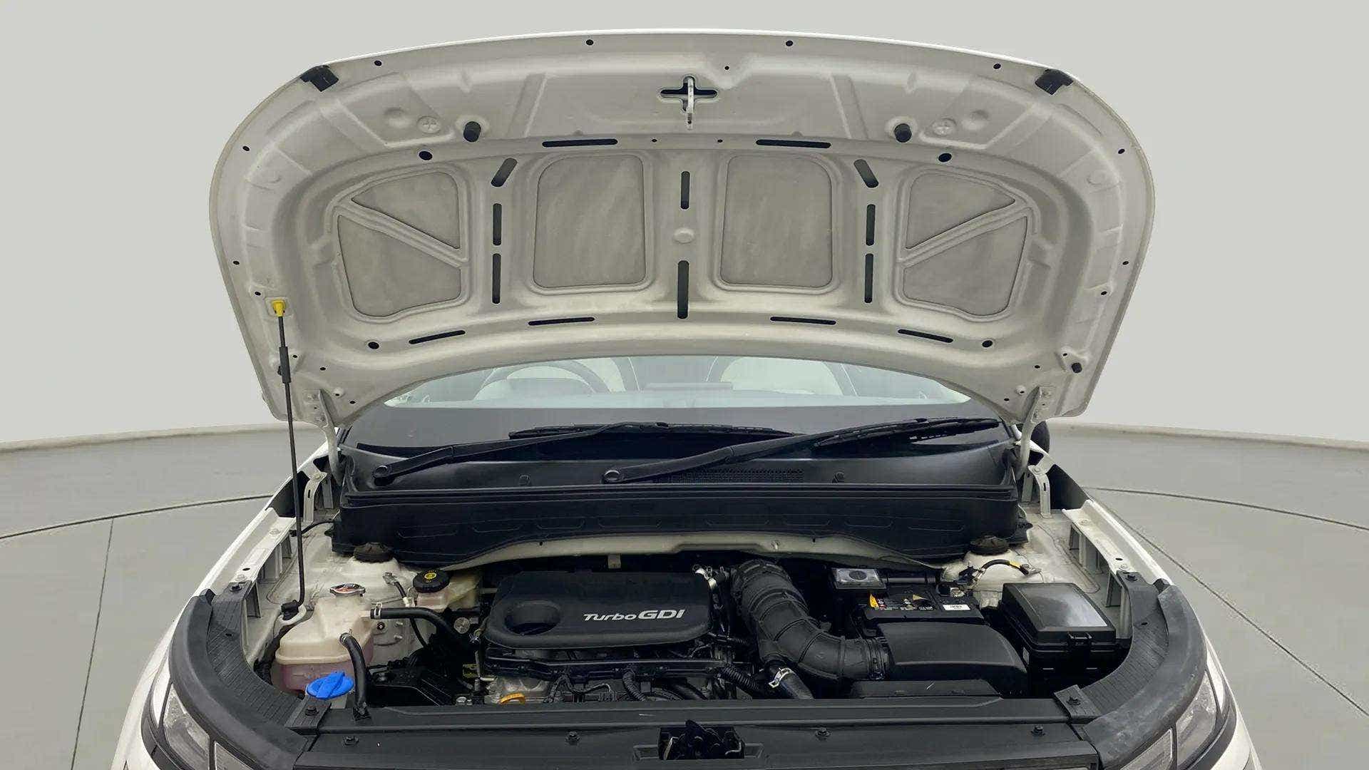Engine bay view of a Hyundai Venue
