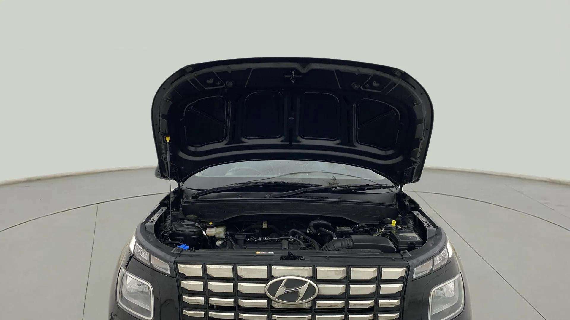 Engine bay view of a Hyundai Venue