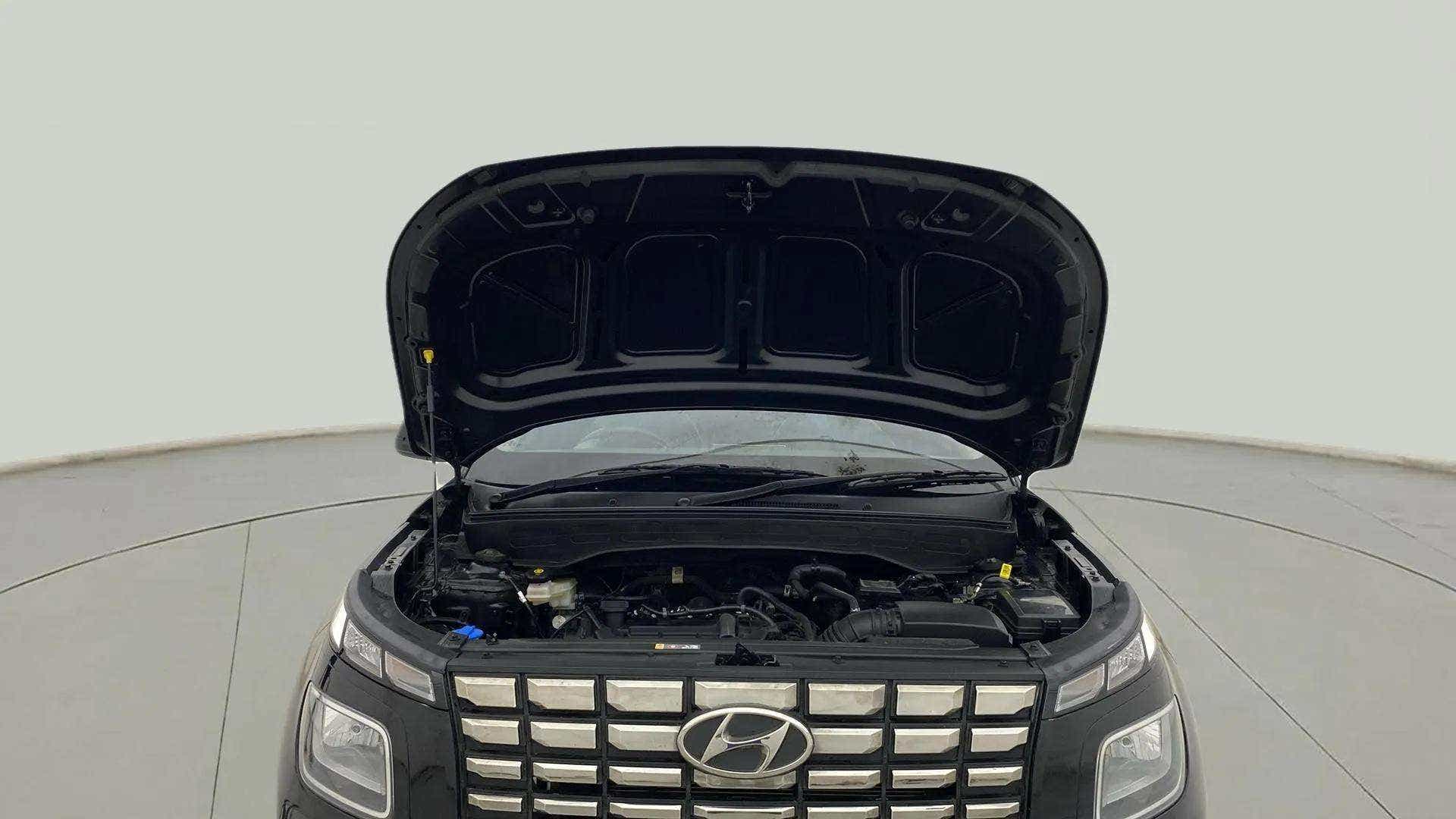 Engine bay view of a Hyundai Venue