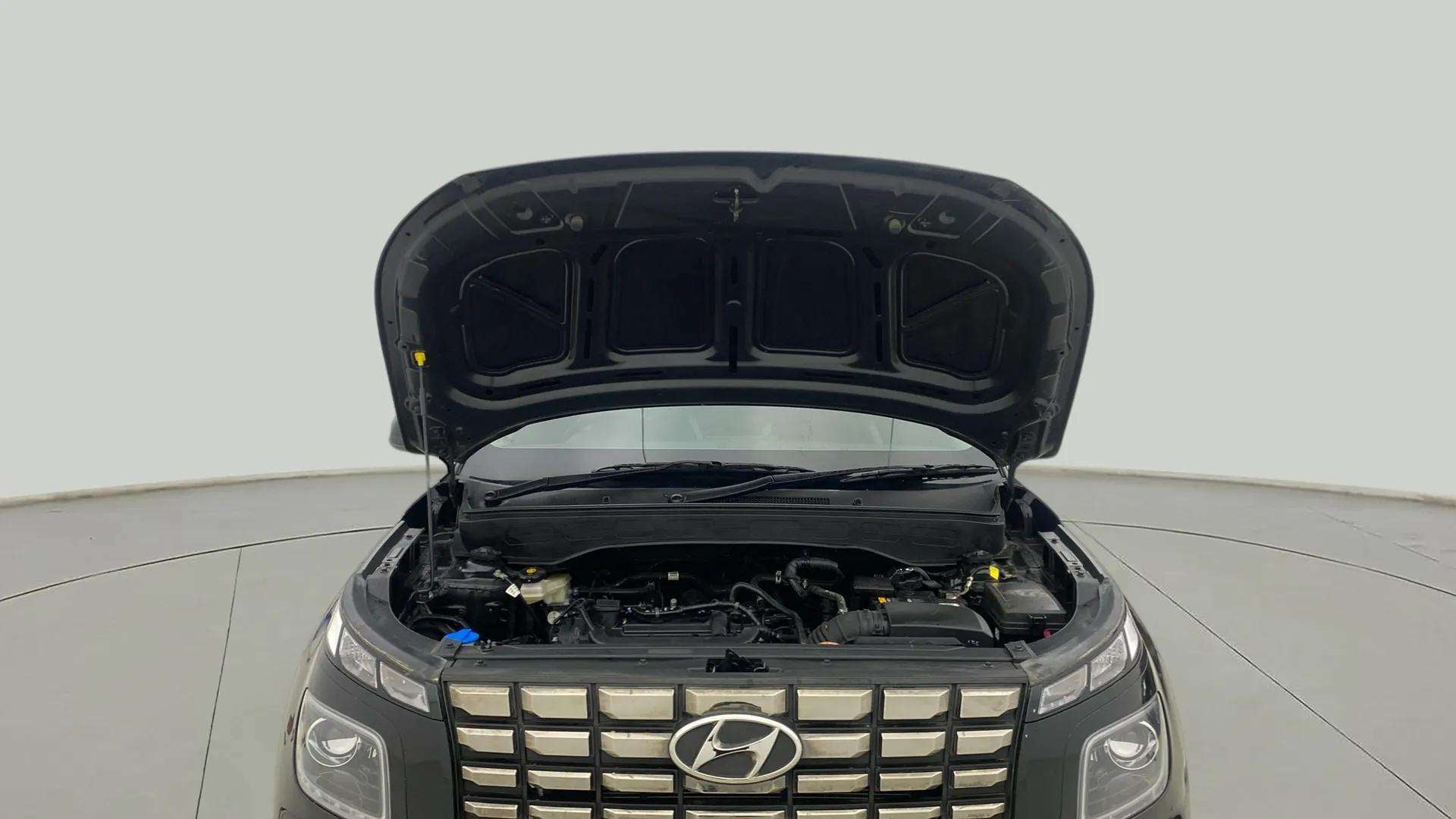 Engine bay view of a Hyundai Venue