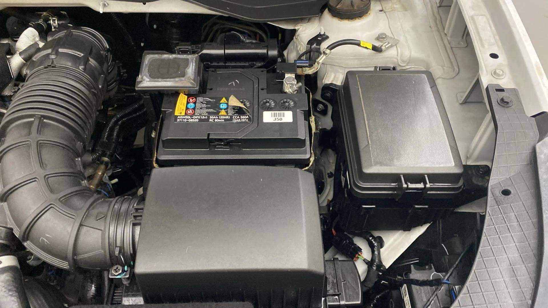 Engine bay of a Hyundai Venue