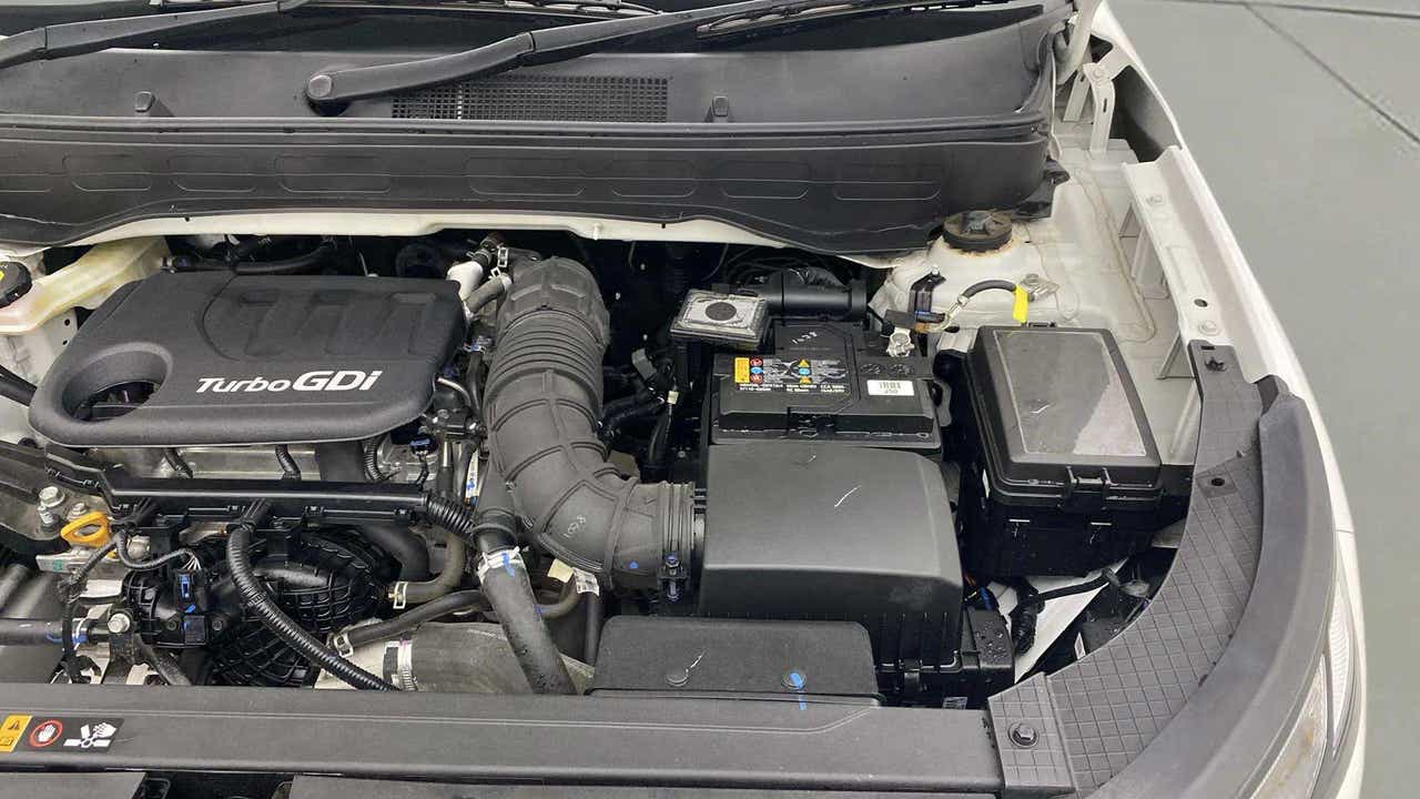 Engine bay of a Hyundai Venue TurboGDI