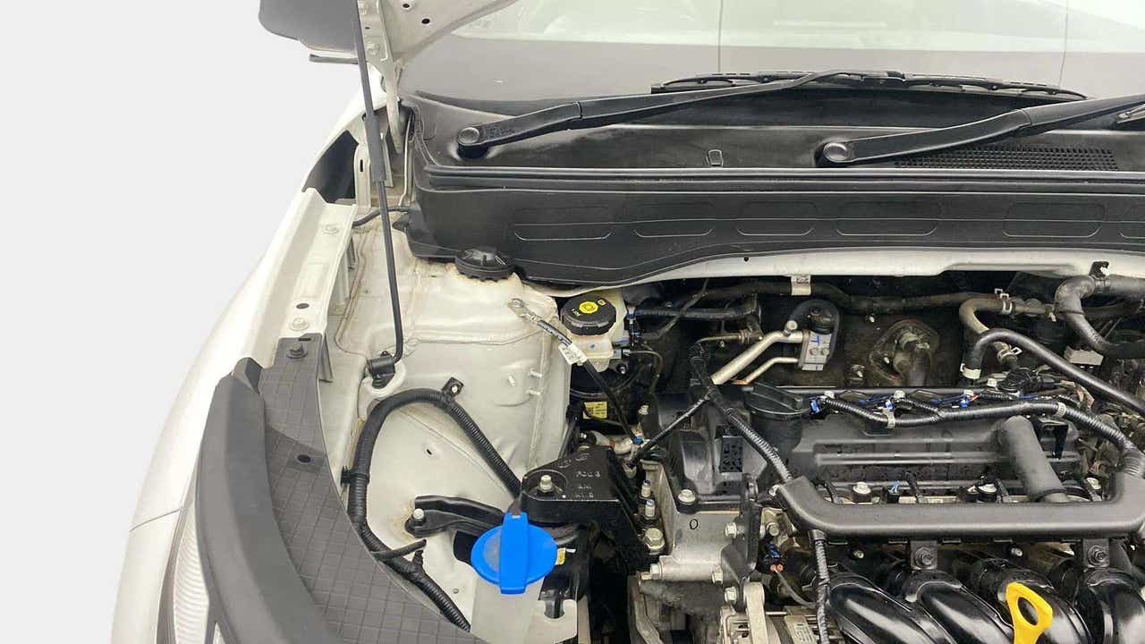 Engine bay view of a Hyundai Venue