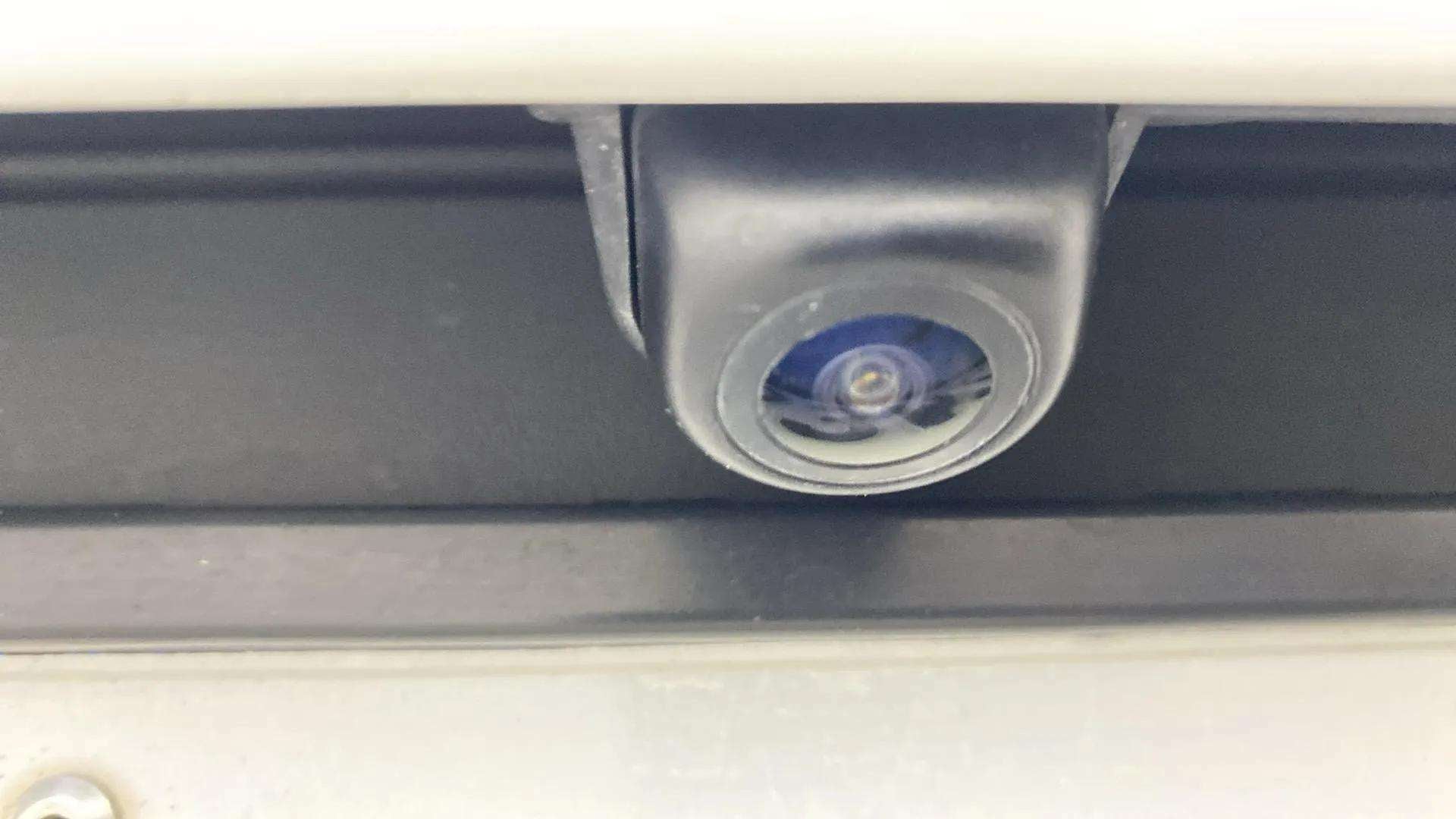 Close-up of a rear camera of a Hyundai Venue