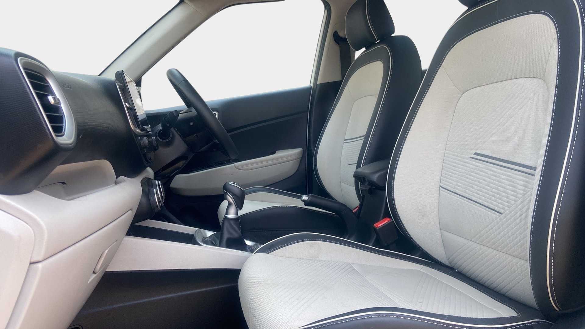 Front interior view of a Hyundai Venue