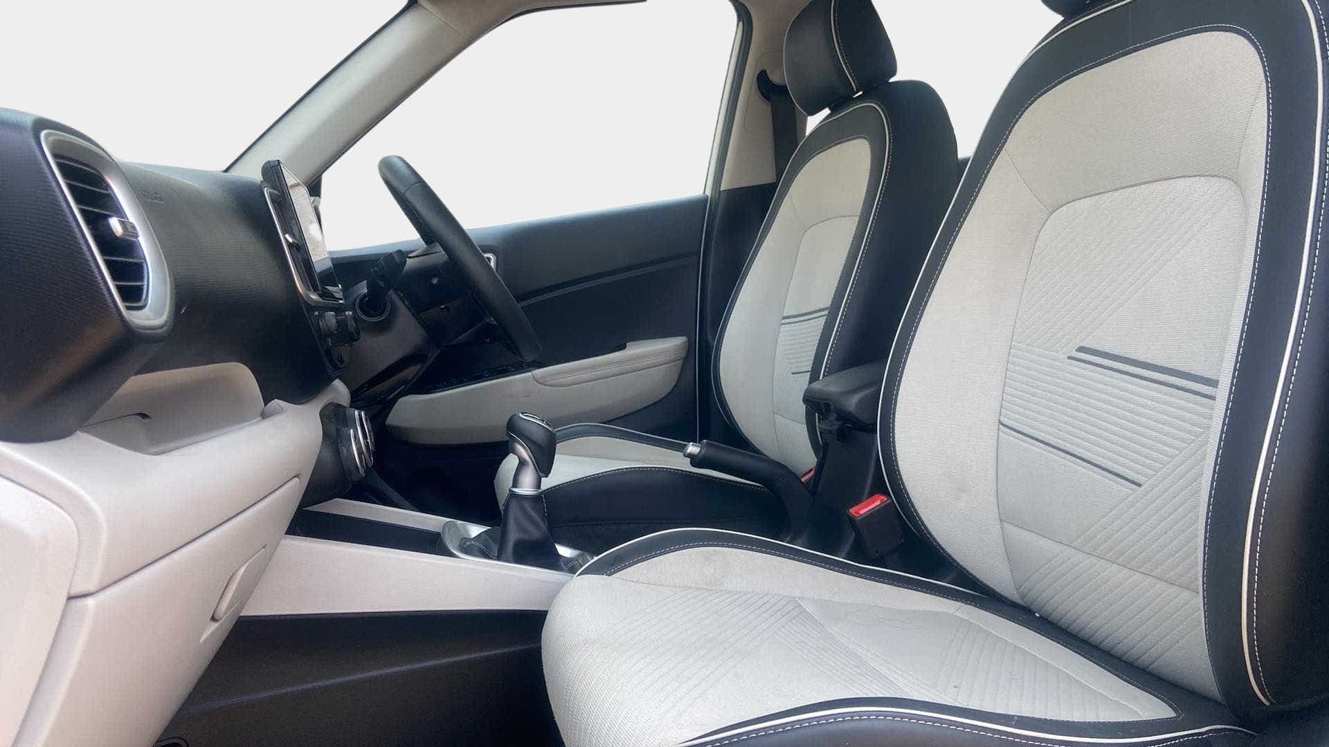 Front interior view of a Hyundai Venue