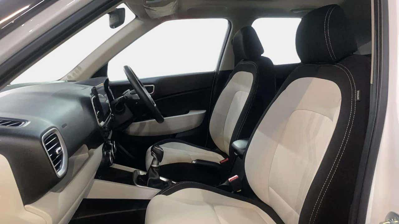 Front interior cabin view of a Hyundai Venue