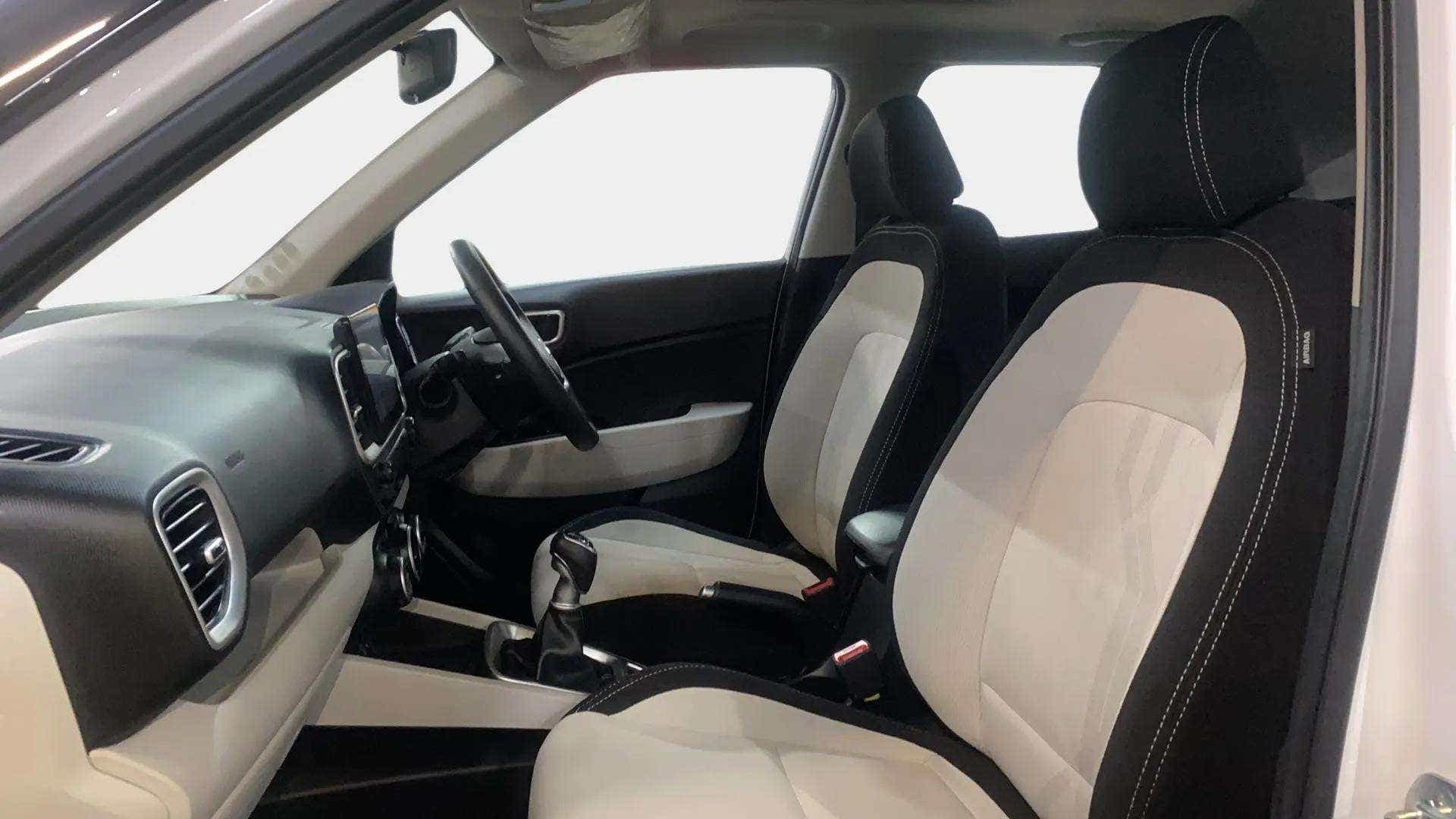Front interior cabin view of a Hyundai Venue