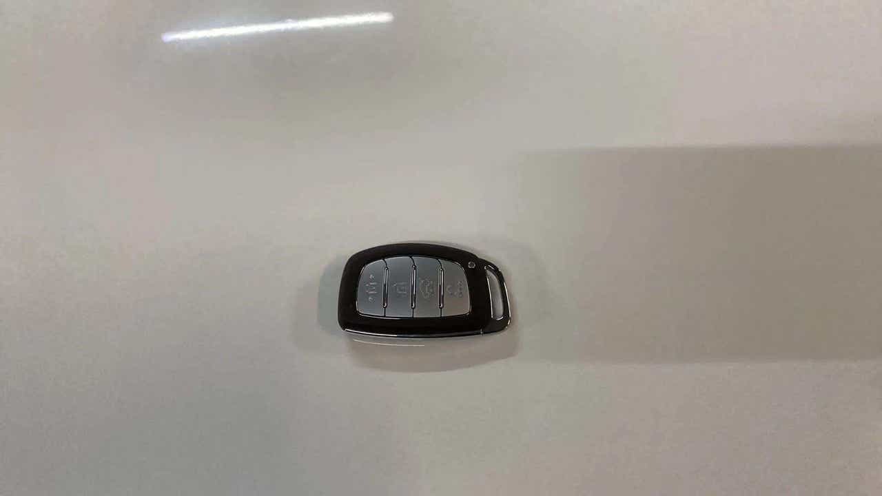 Car key fob of a Hyundai Venue