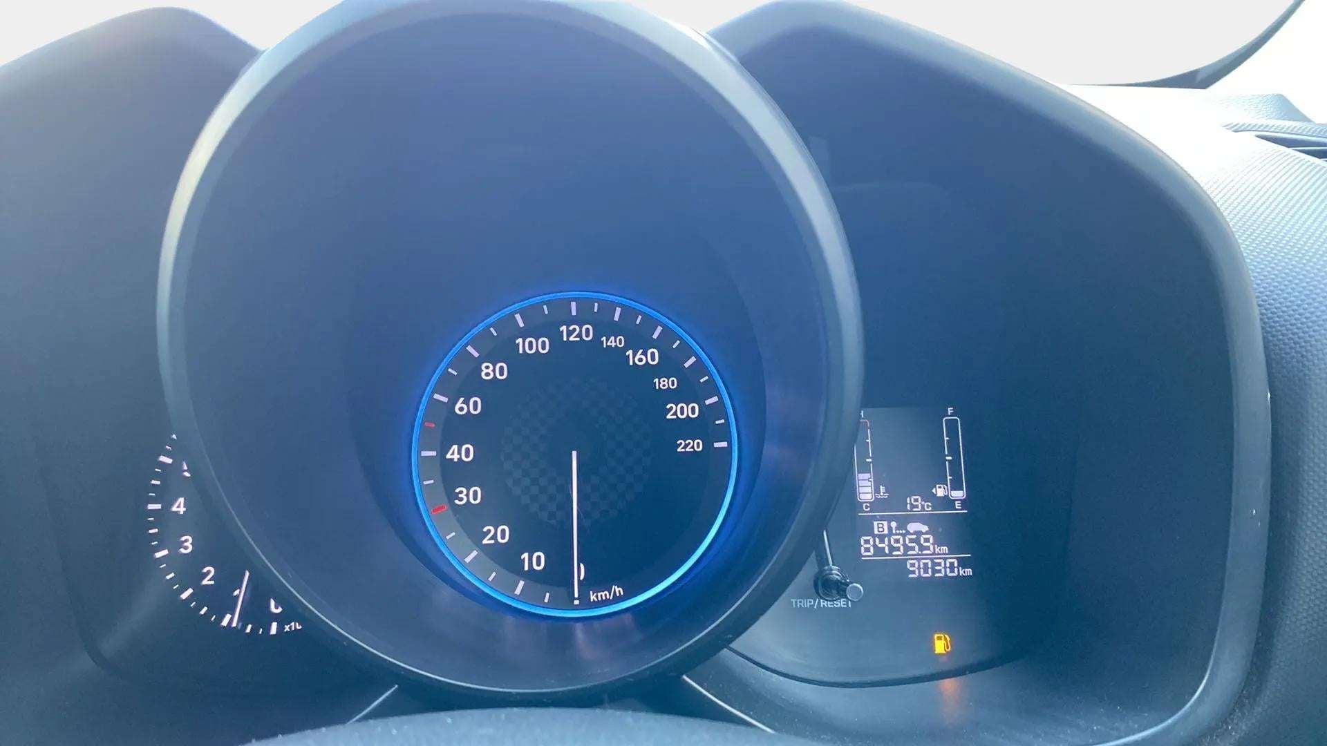 Instrument cluster of a Hyundai Venue