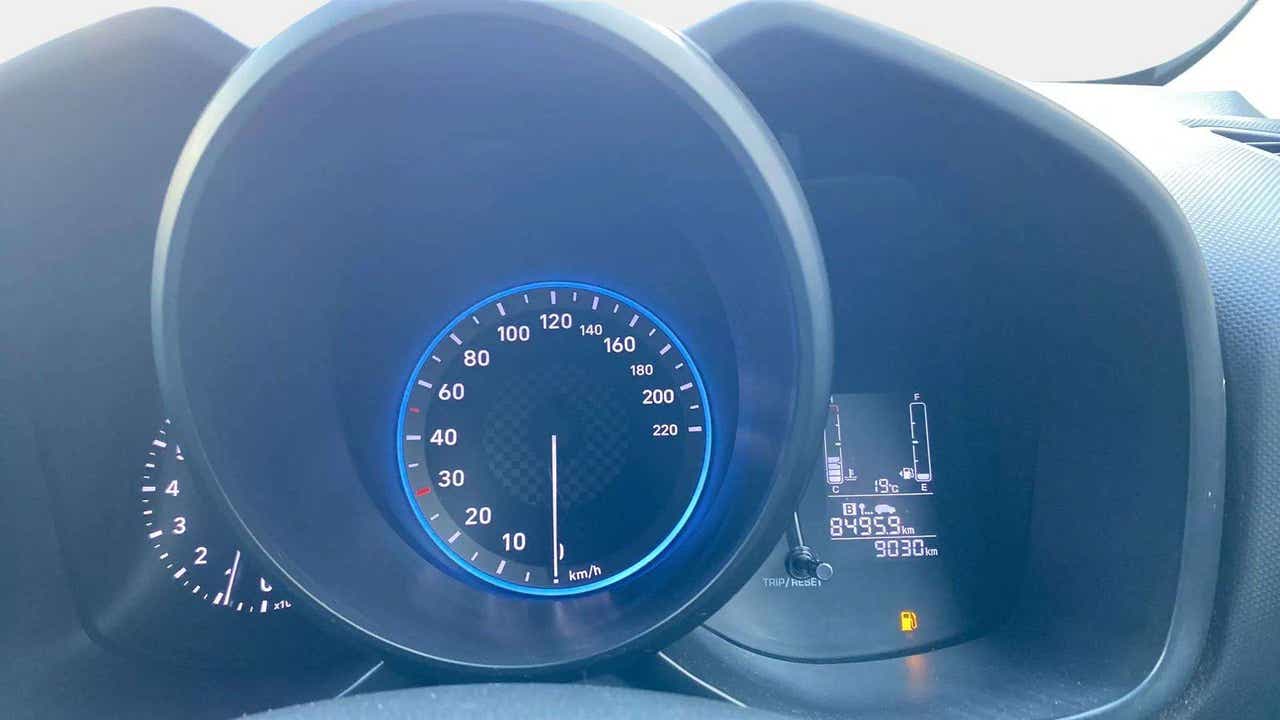 Instrument cluster of a Hyundai Venue