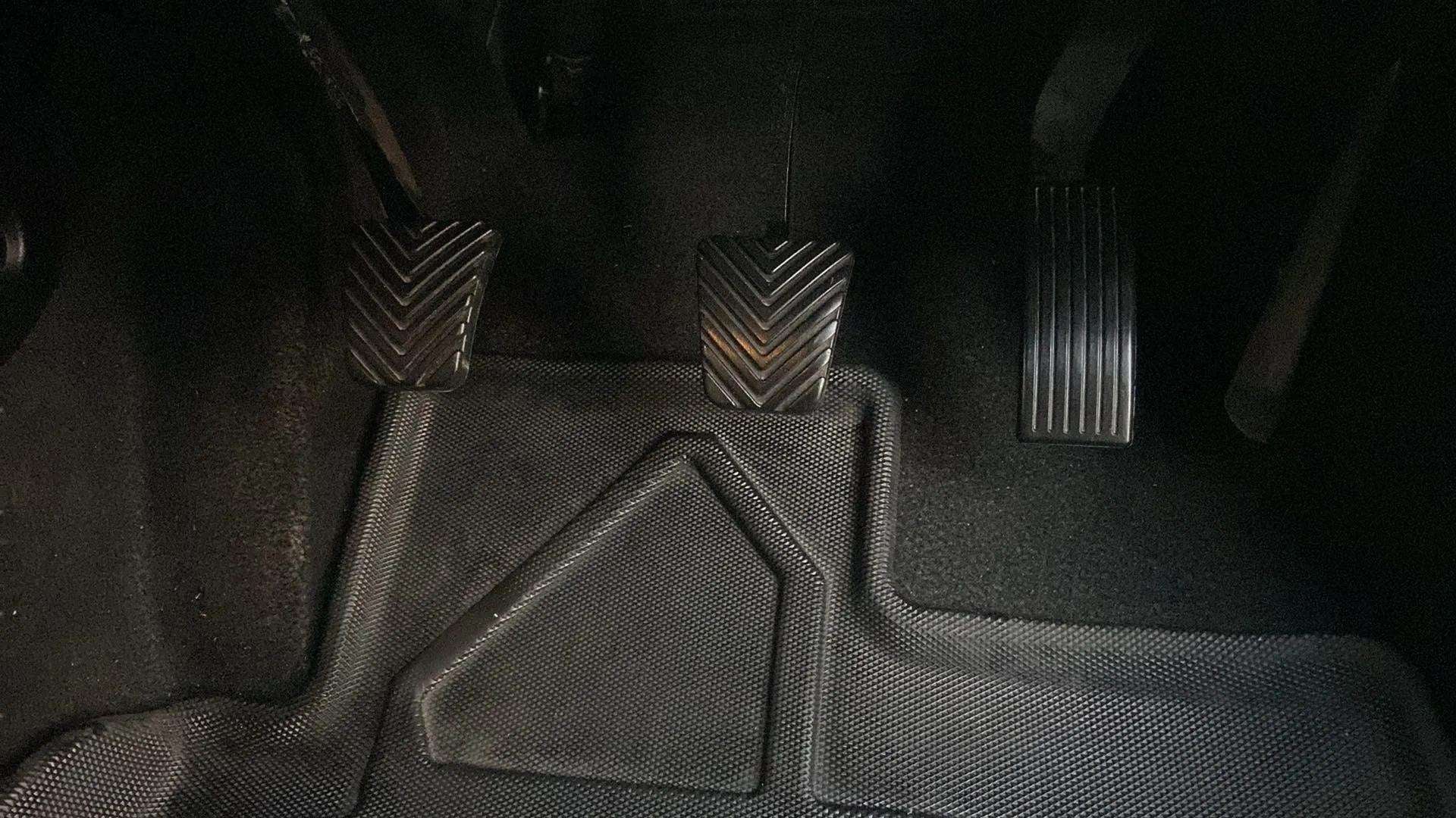 Foot pedals of a Hyundai Venue