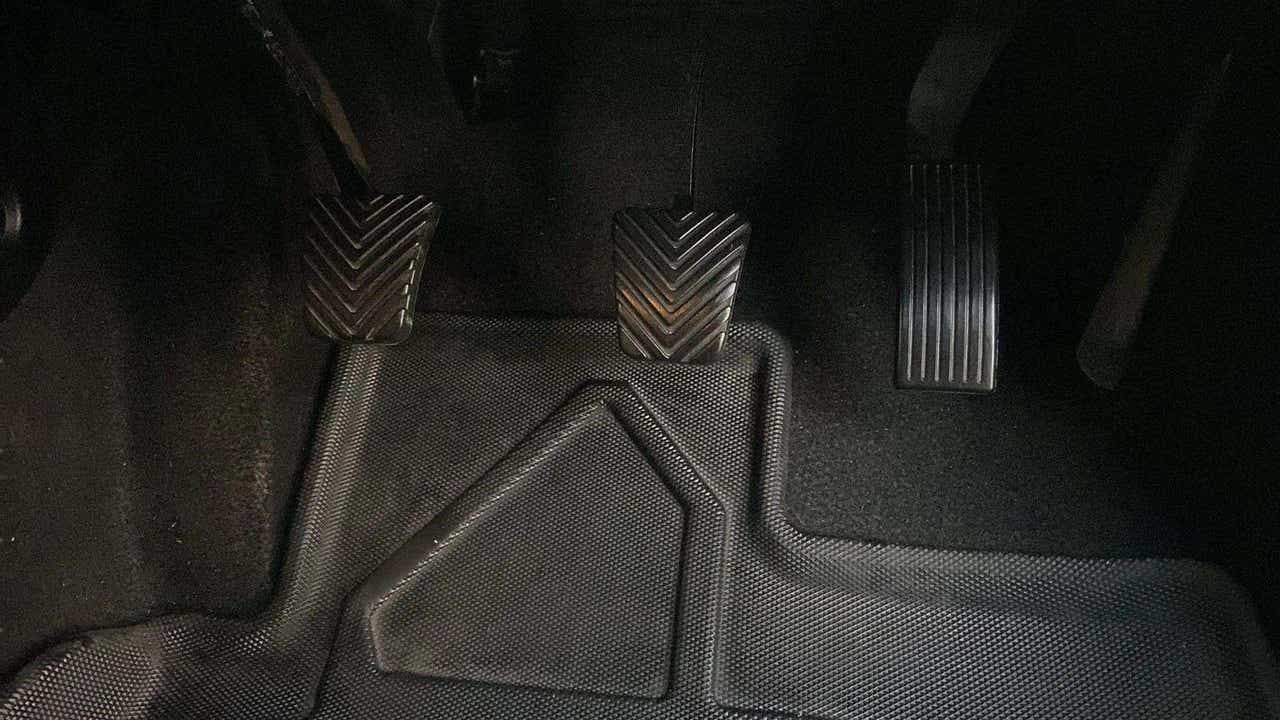 Foot pedals of a Hyundai Venue