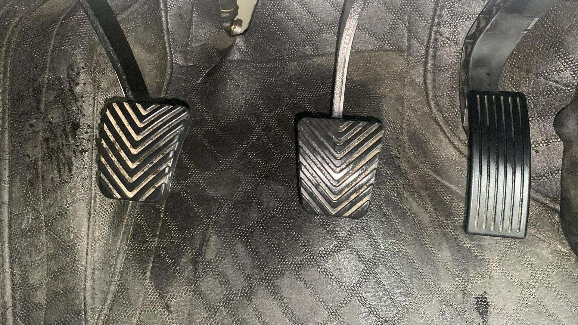 Foot pedals close-up of a Hyundai Venue