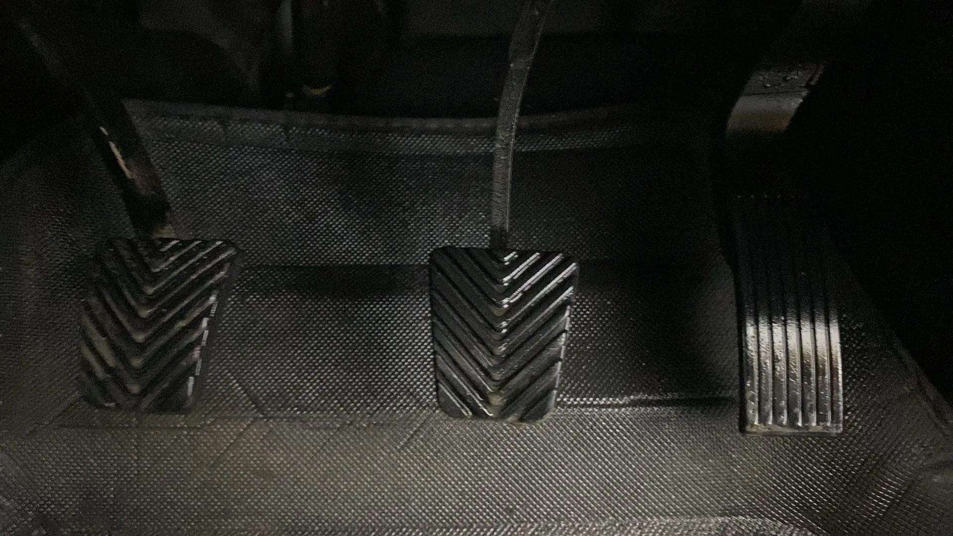 Pedal area of a Hyundai Venue