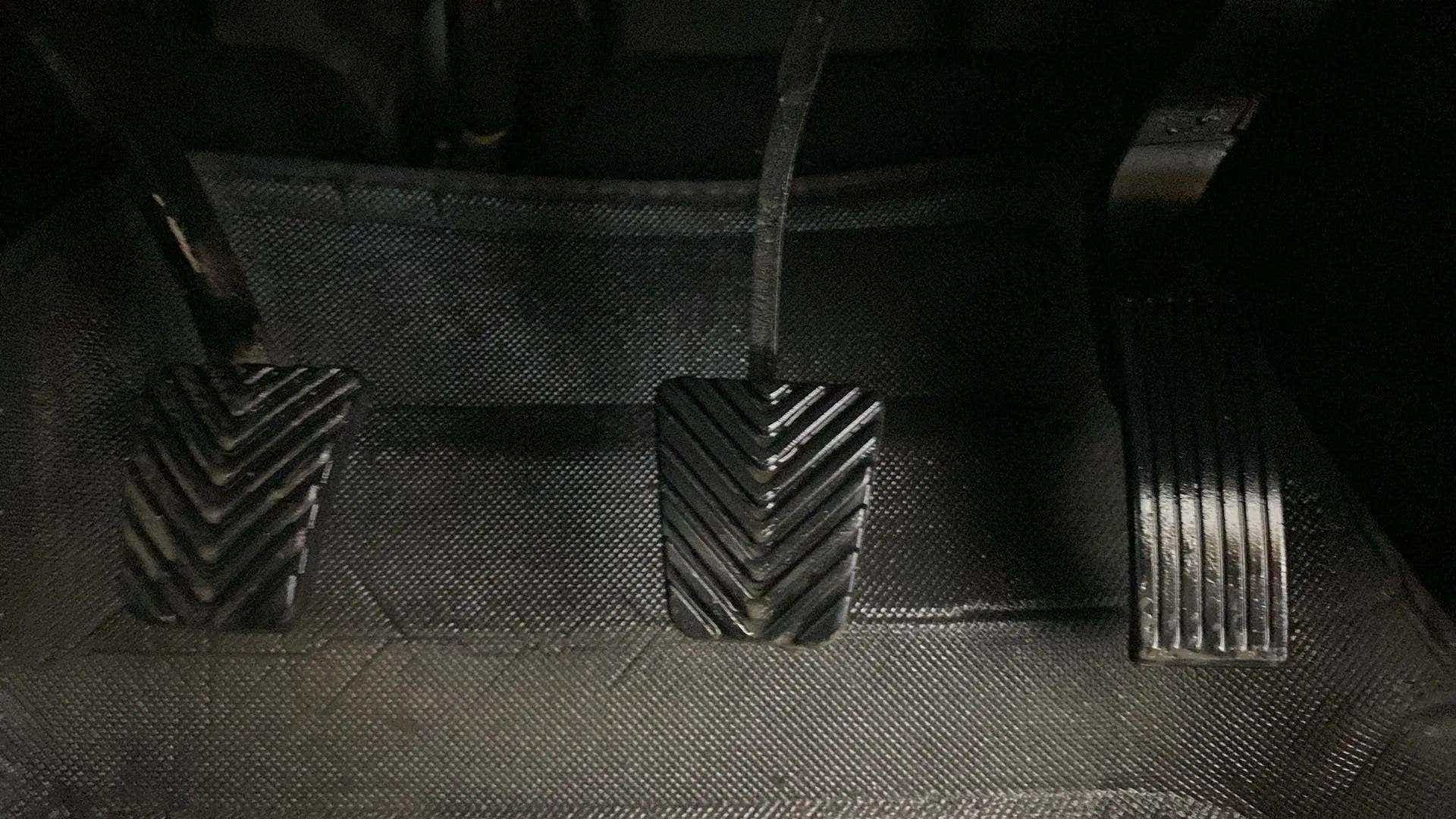 Pedal area of a Hyundai Venue