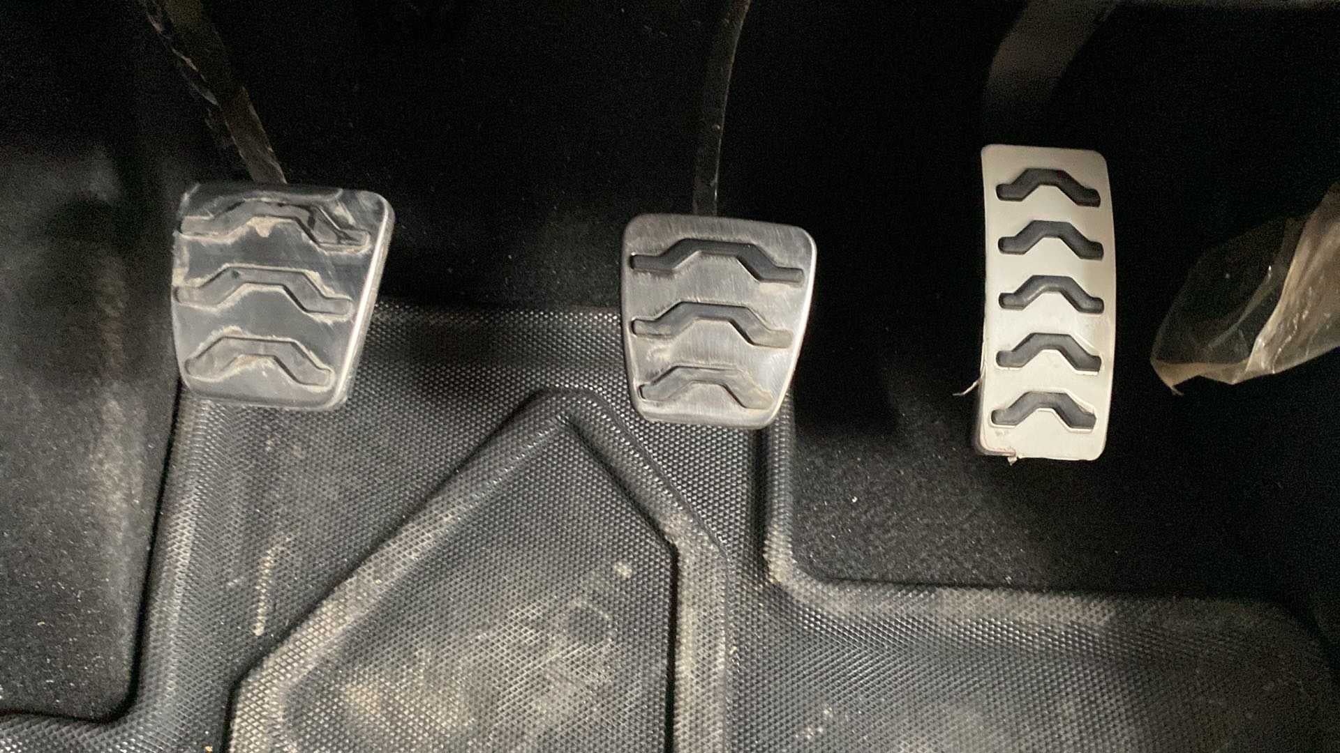 Foot pedal area of a Hyundai Venue