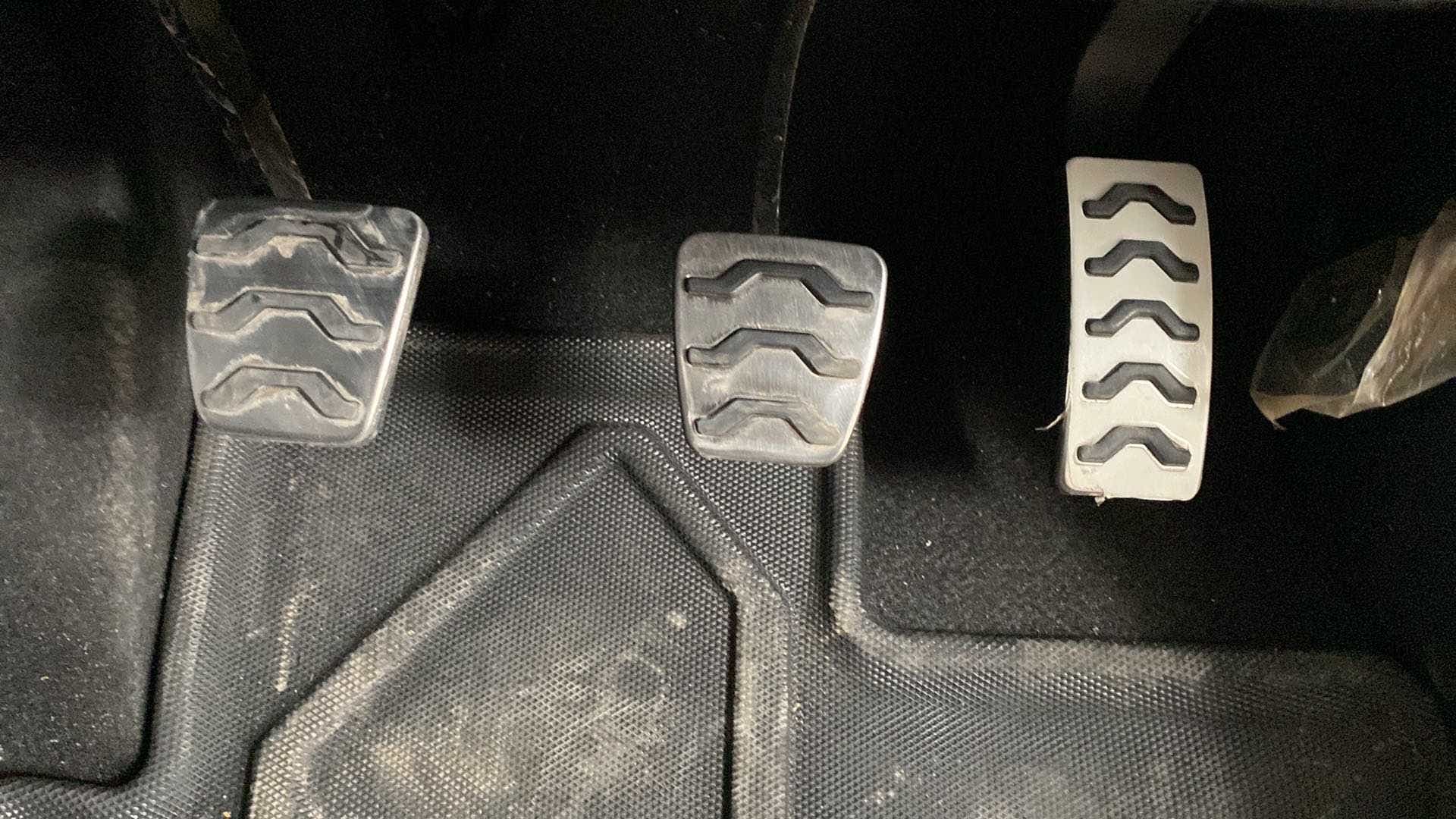 Foot pedal area of a Hyundai Venue