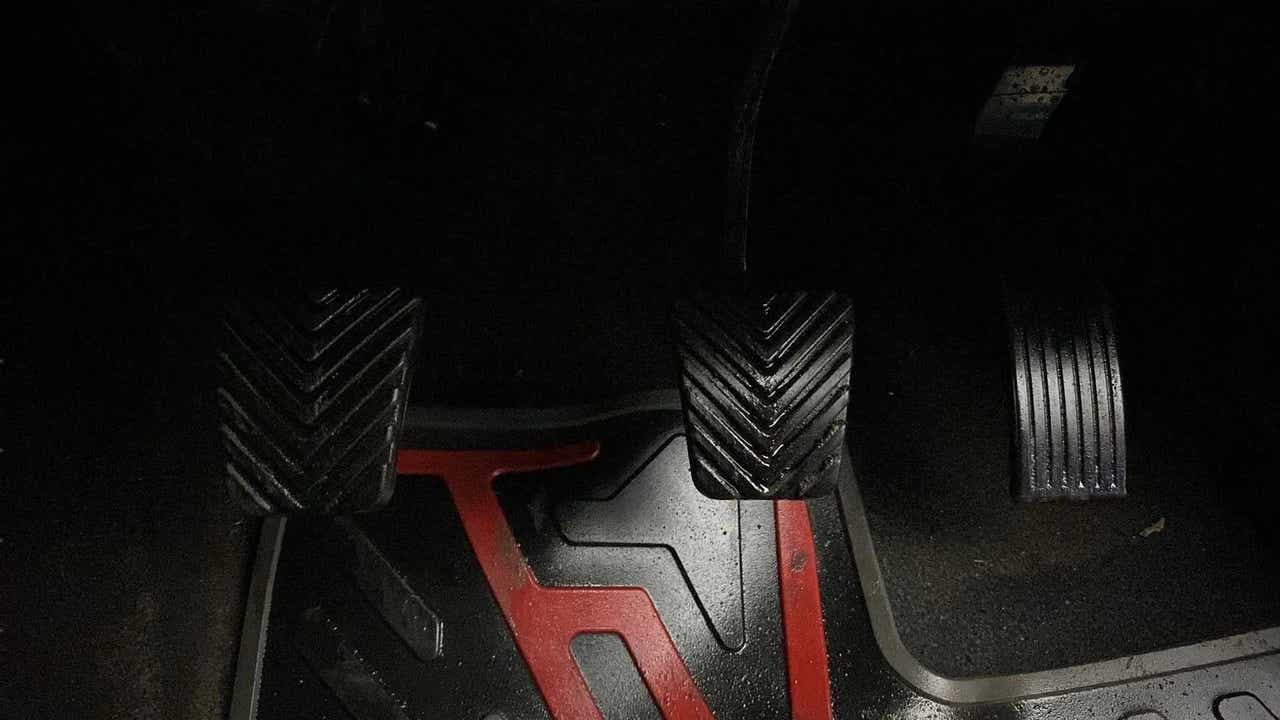 Foot pedal area of a Hyundai Venue