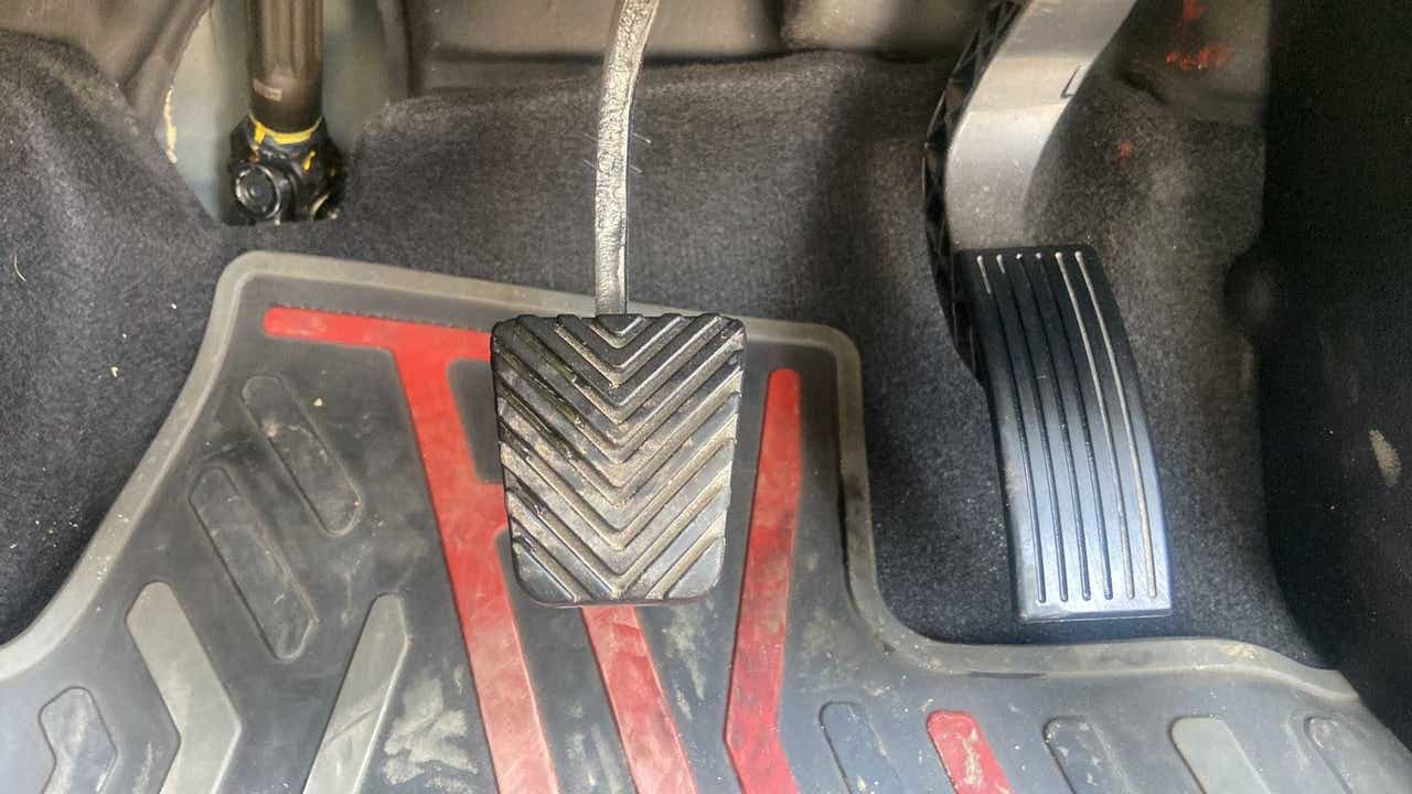 Footwell view showing the pedals of a Hyundai Venue