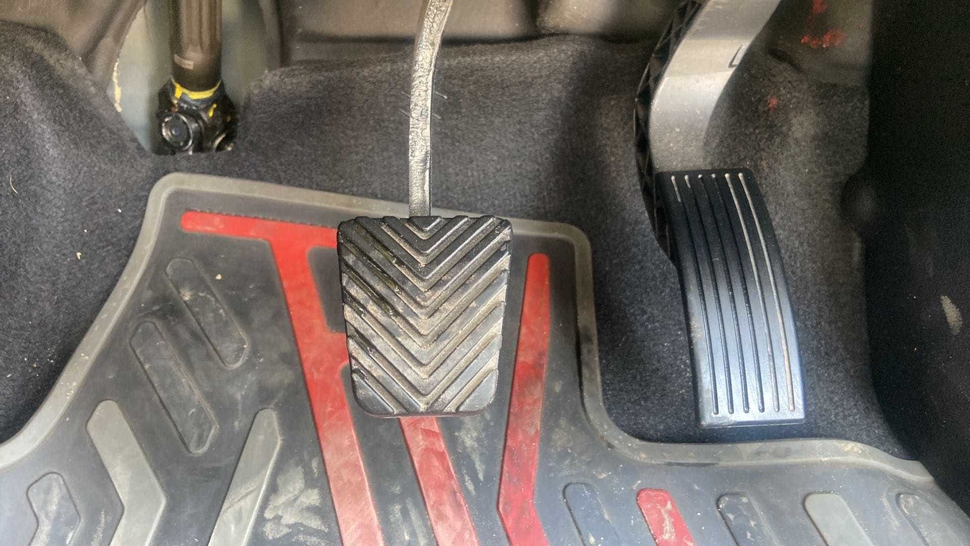 Footwell view showing the pedals of a Hyundai Venue