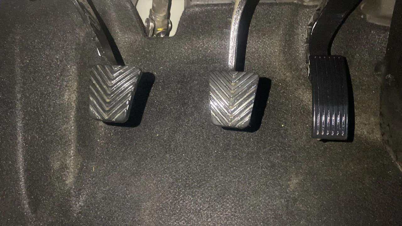 Pedals area of a Hyundai Venue