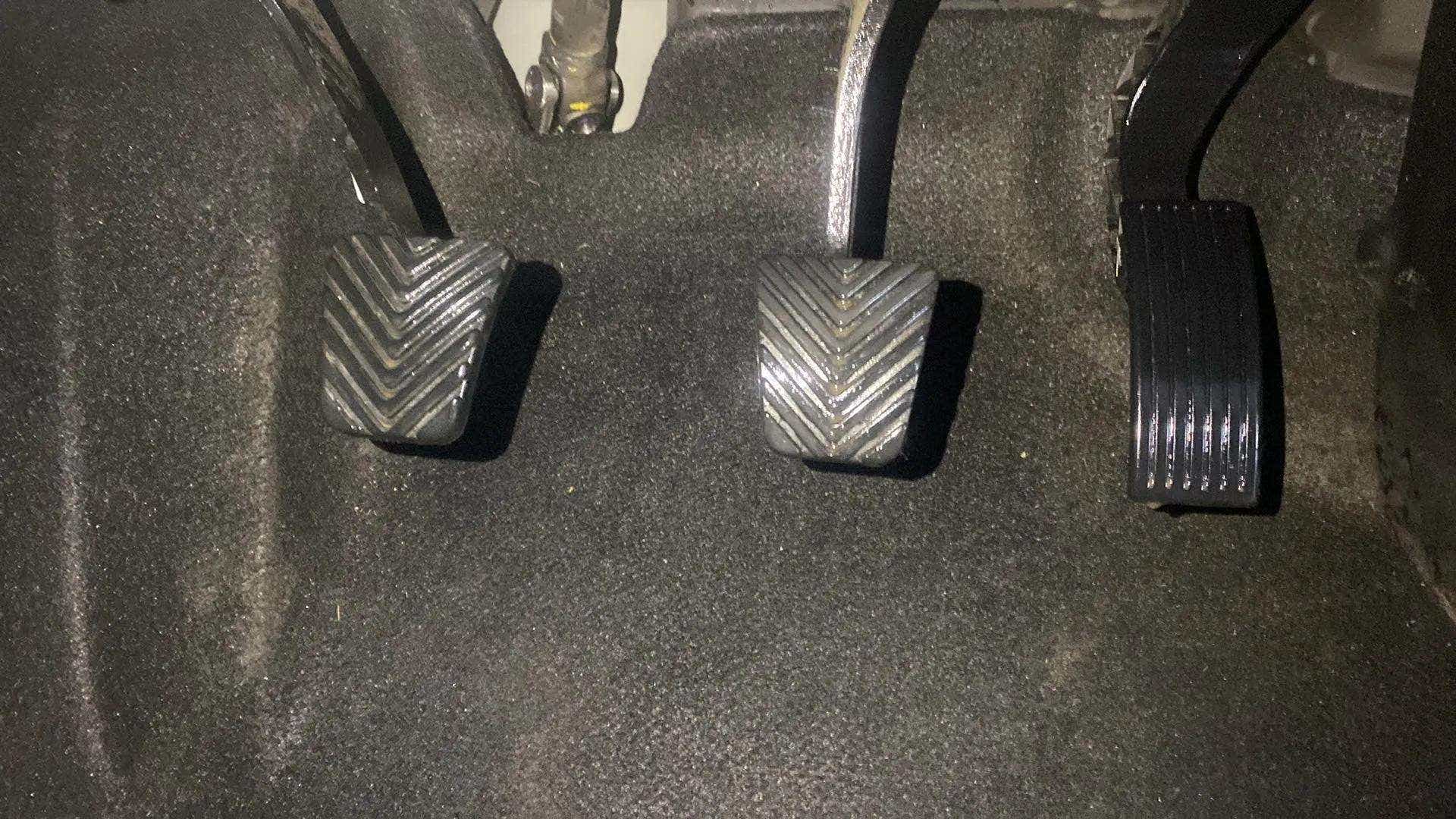 Pedals area of a Hyundai Venue